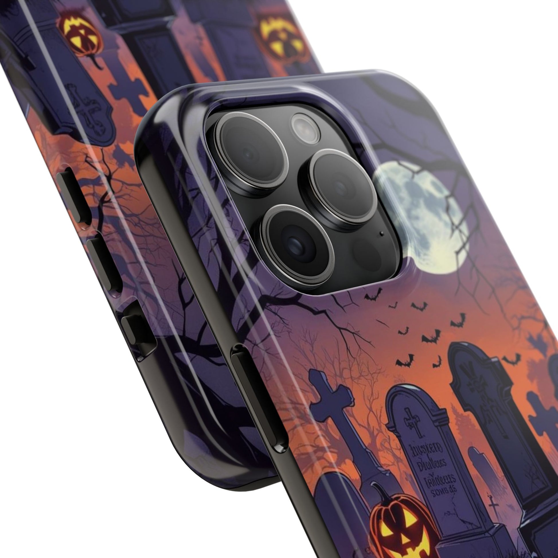 Graveyard Halloween Theme Phone Cases for iPhones & Samsung Phones