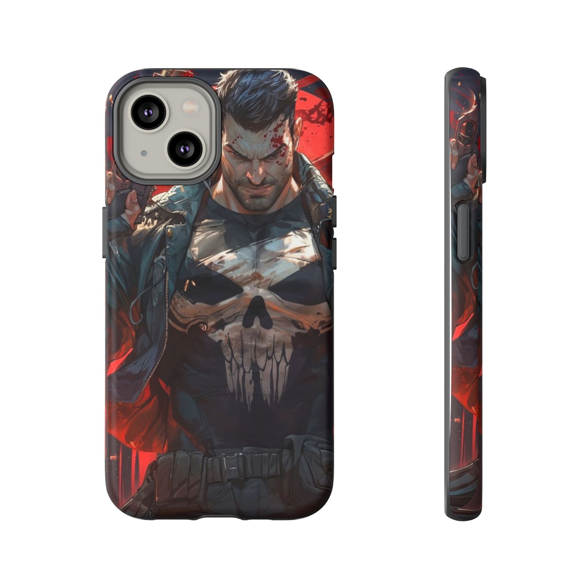Punisher Tough Cases for iPhones, Samsung, and Pixel