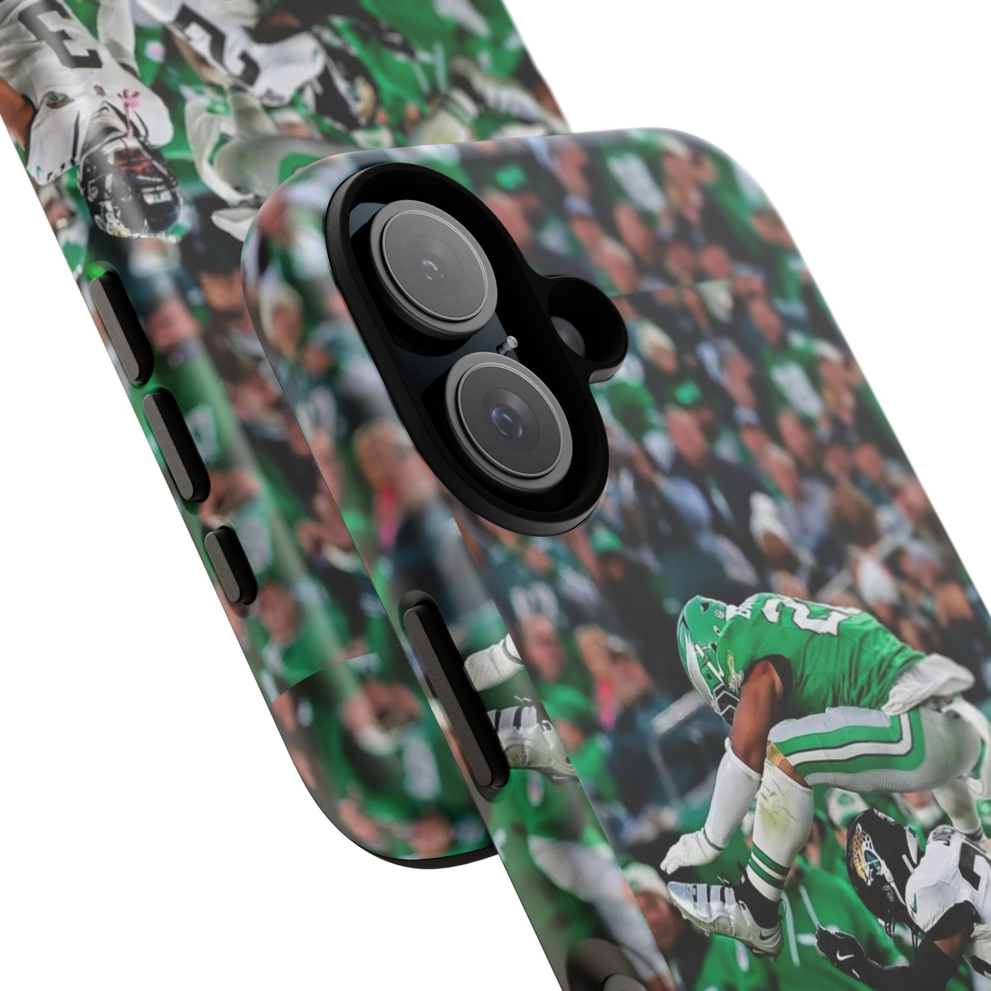 Saquon Barkley The Huddle Eagles Football Tough Cases for iPhones, Samsung, and Pixel