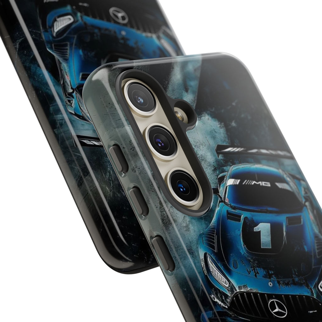 Mercedes AMG Racing Car Tough Cases for iPhones, Samsung, and Pixel