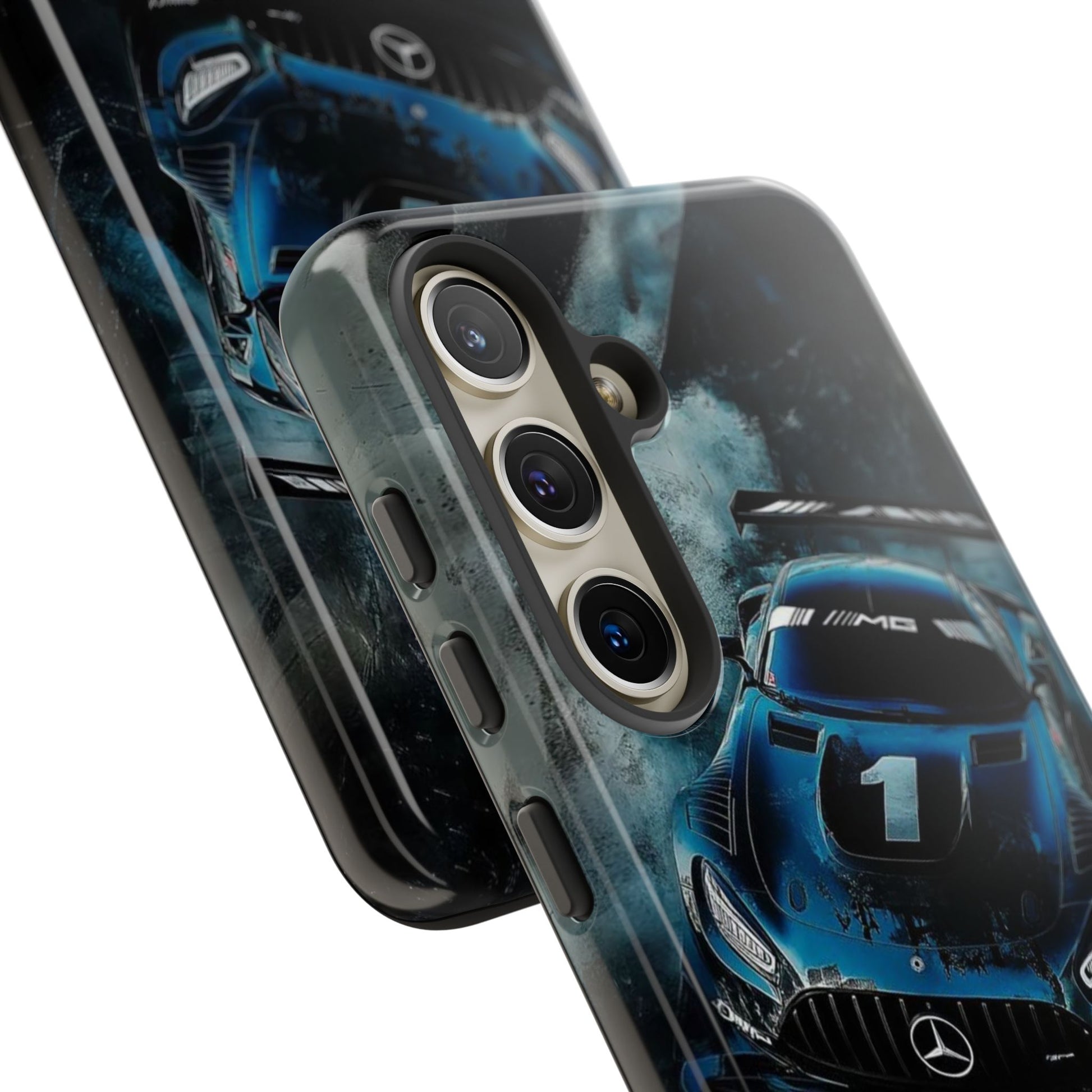 Mercedes AMG Racing Car Tough Cases for iPhones, Samsung, and Pixel