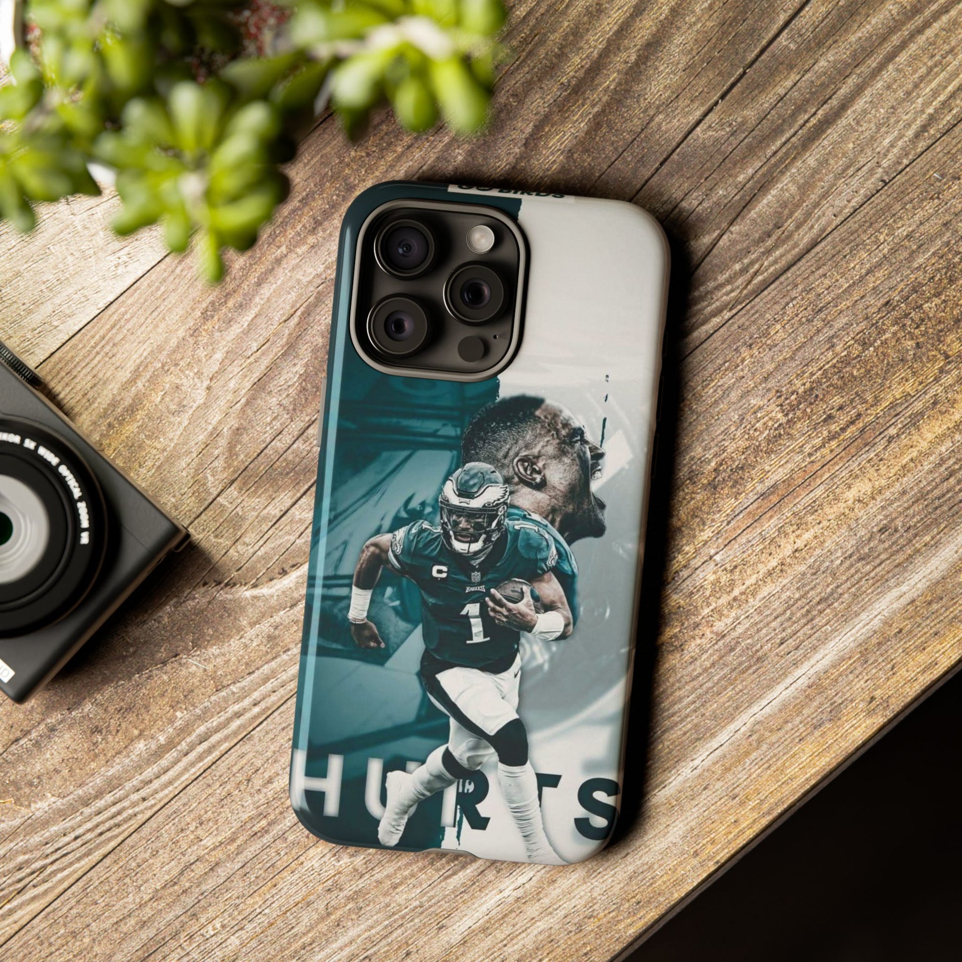 Jalen Hurts Eagles Football Tough Cases for iPhones, Samsung, and Pixel