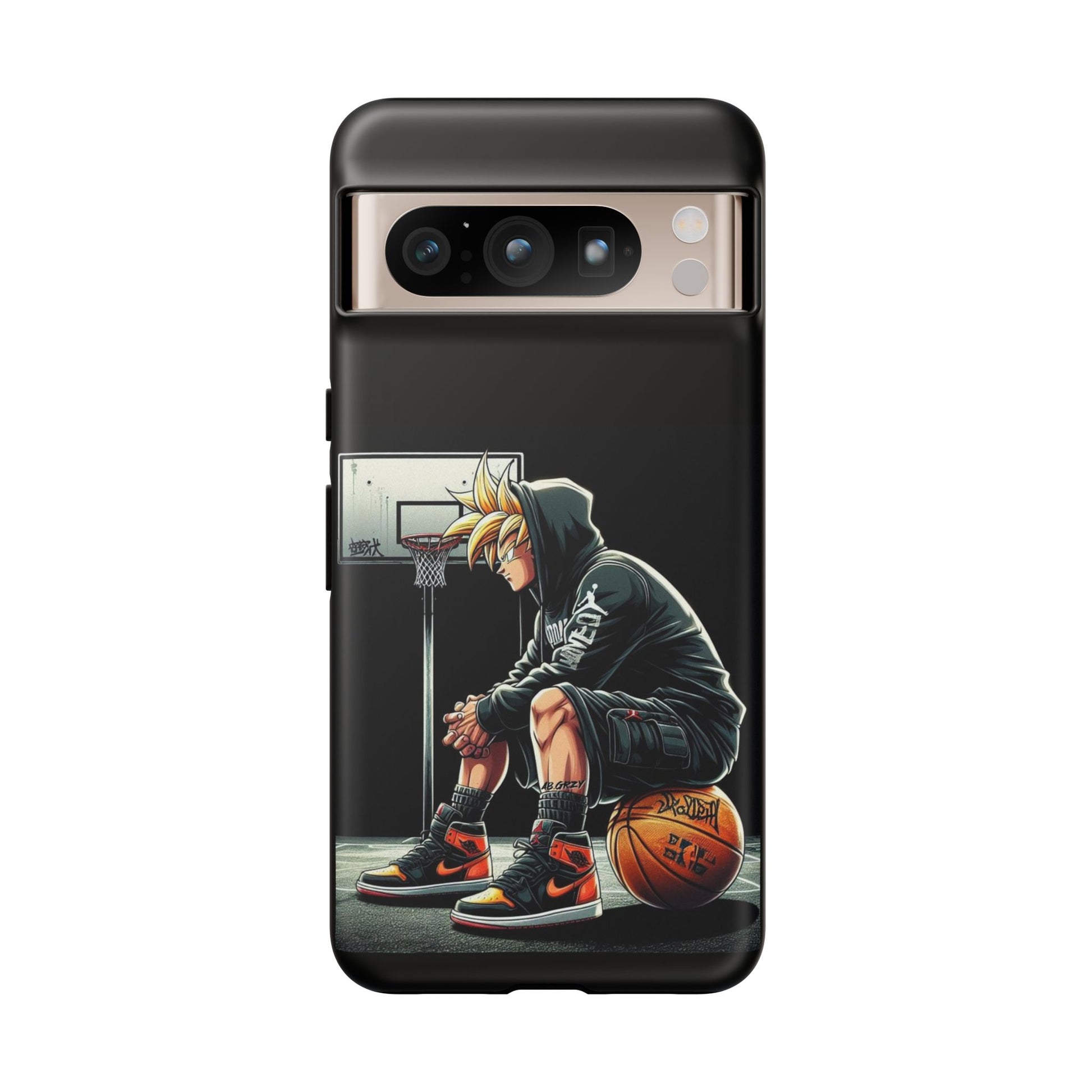 Son Goku Basketball Tough Cases for iPhones, Samsung, and Pixel