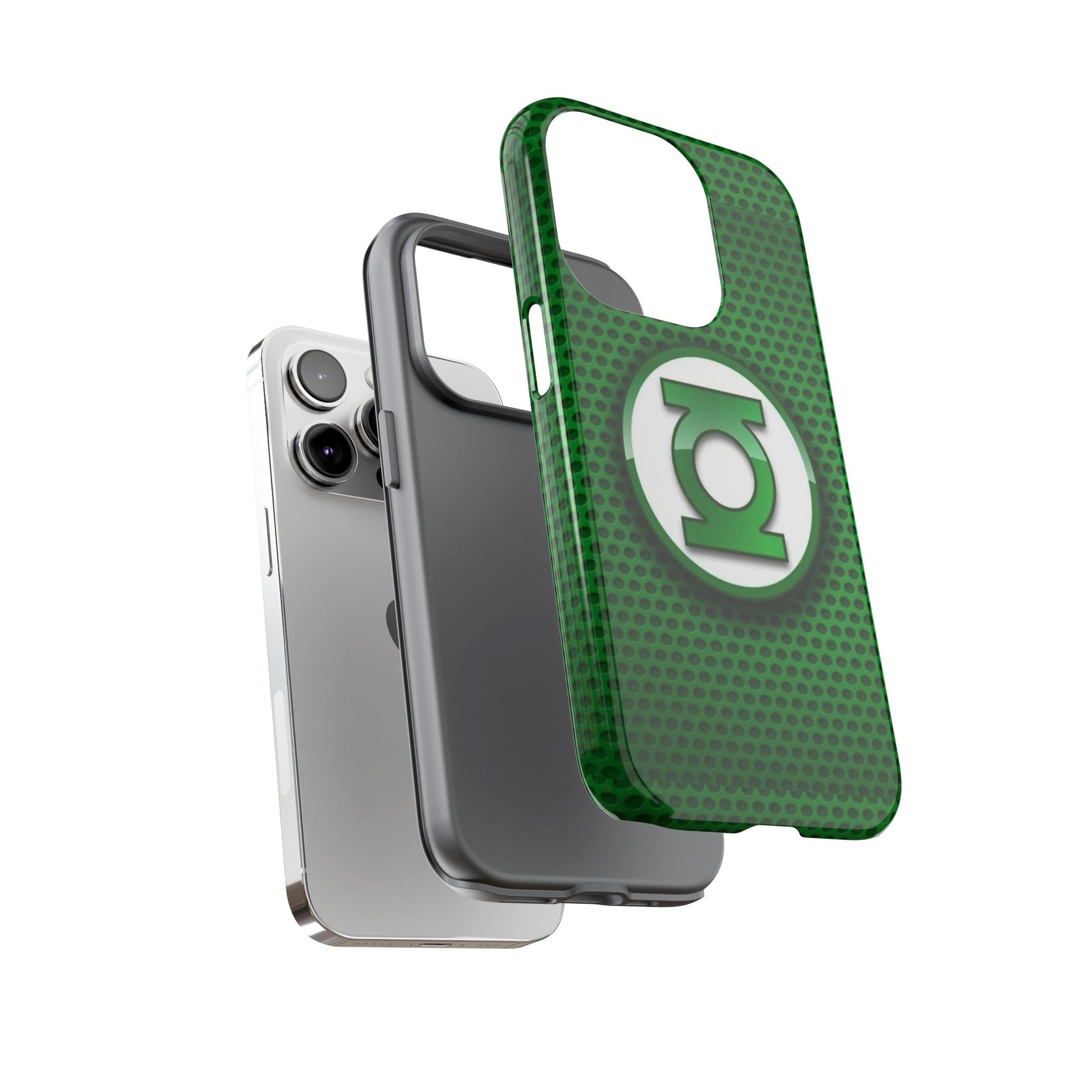 Green Lantern Logo Phone Case, Tough Cases, DC Case for iPhones, Samsung, and Pixel