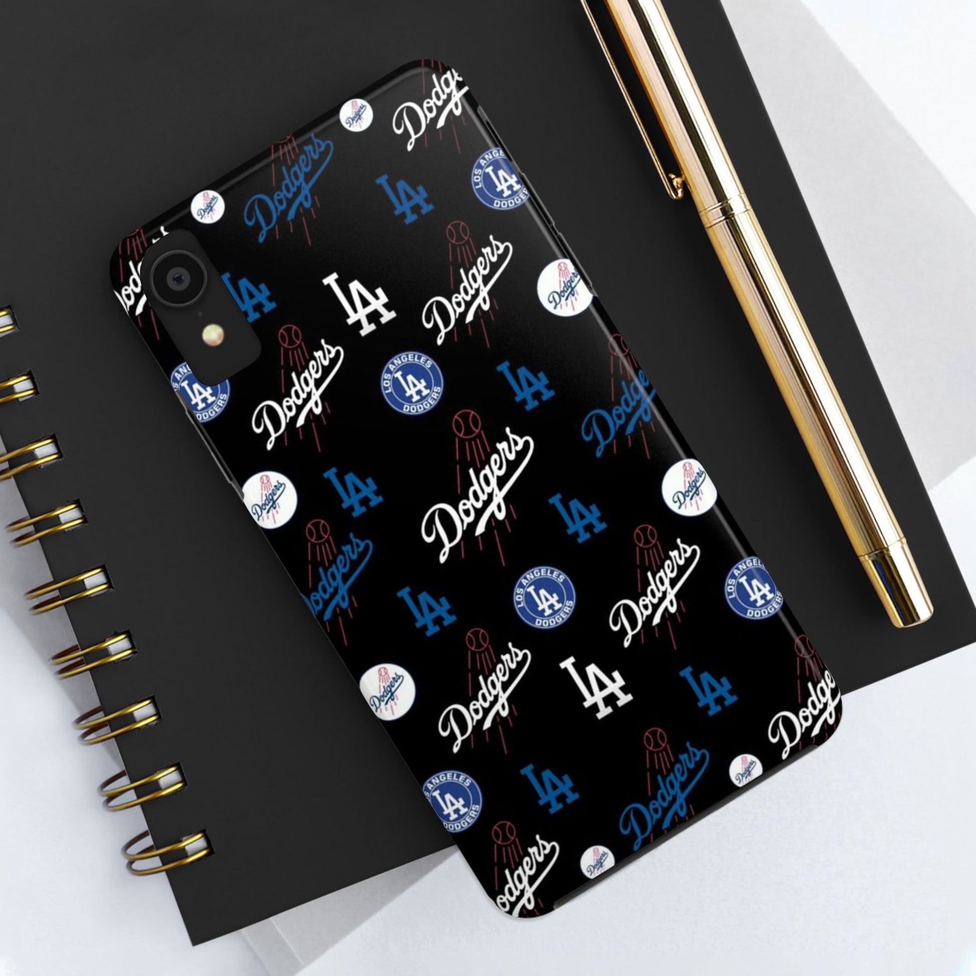 Dodgers Baseball Pattern Phone Cases for Iphones & Samsung Phones Durable