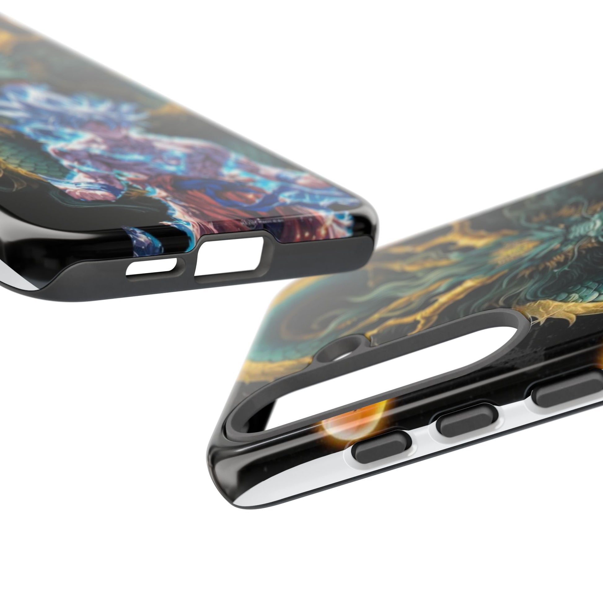 Anime Goku x Shenron Dragonball Z Tough Cases for iPhones, Samsung, and Pixel