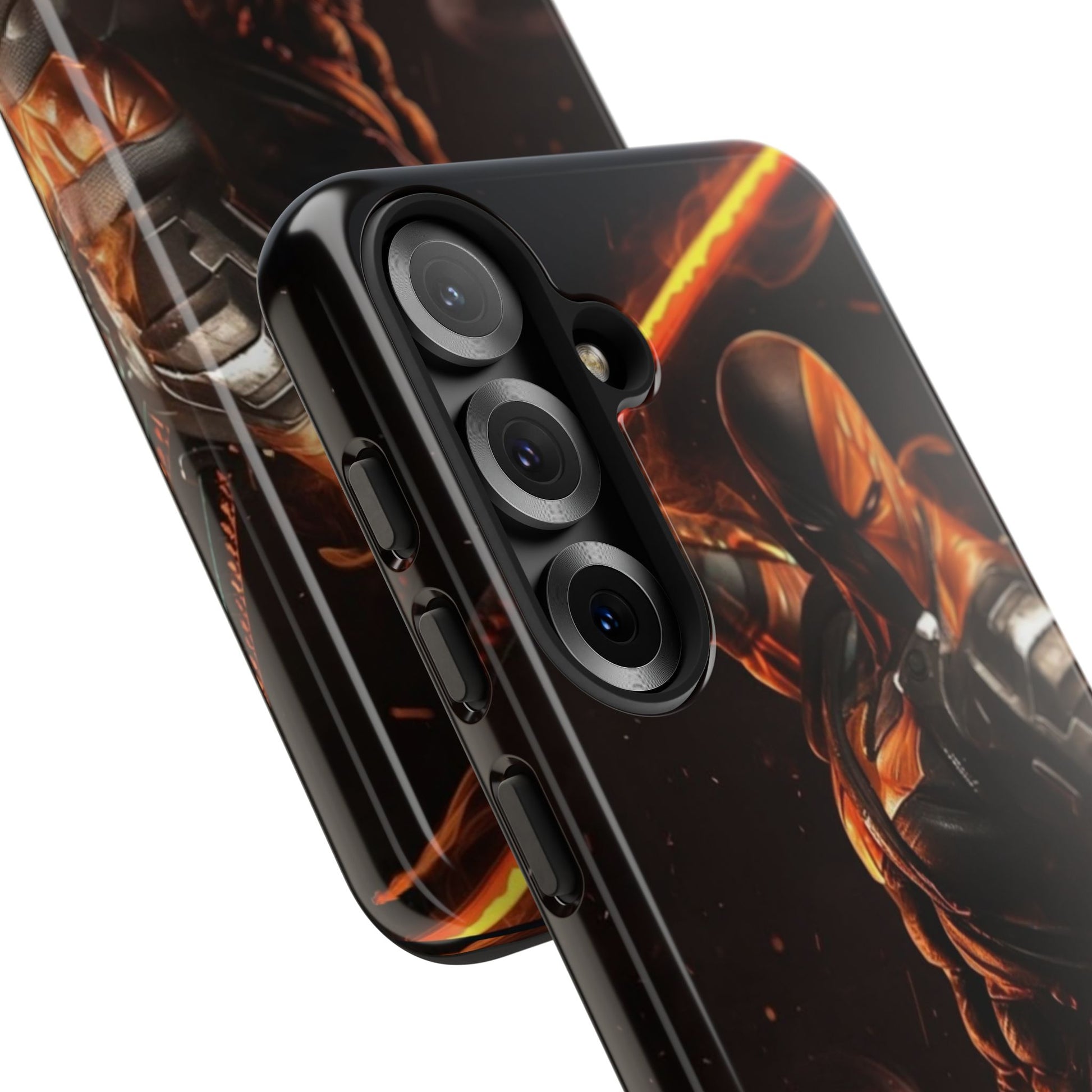 DC Comics Death Stroke Tough Cases for iPhones, Samsung, and Pixel
