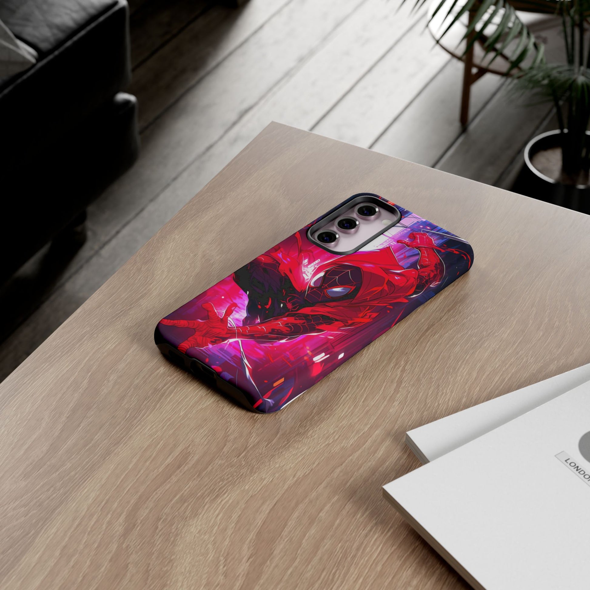 Miles Morales Spiderman Phone Case, Tough Cases for iPhones, Samsung, and Pixel