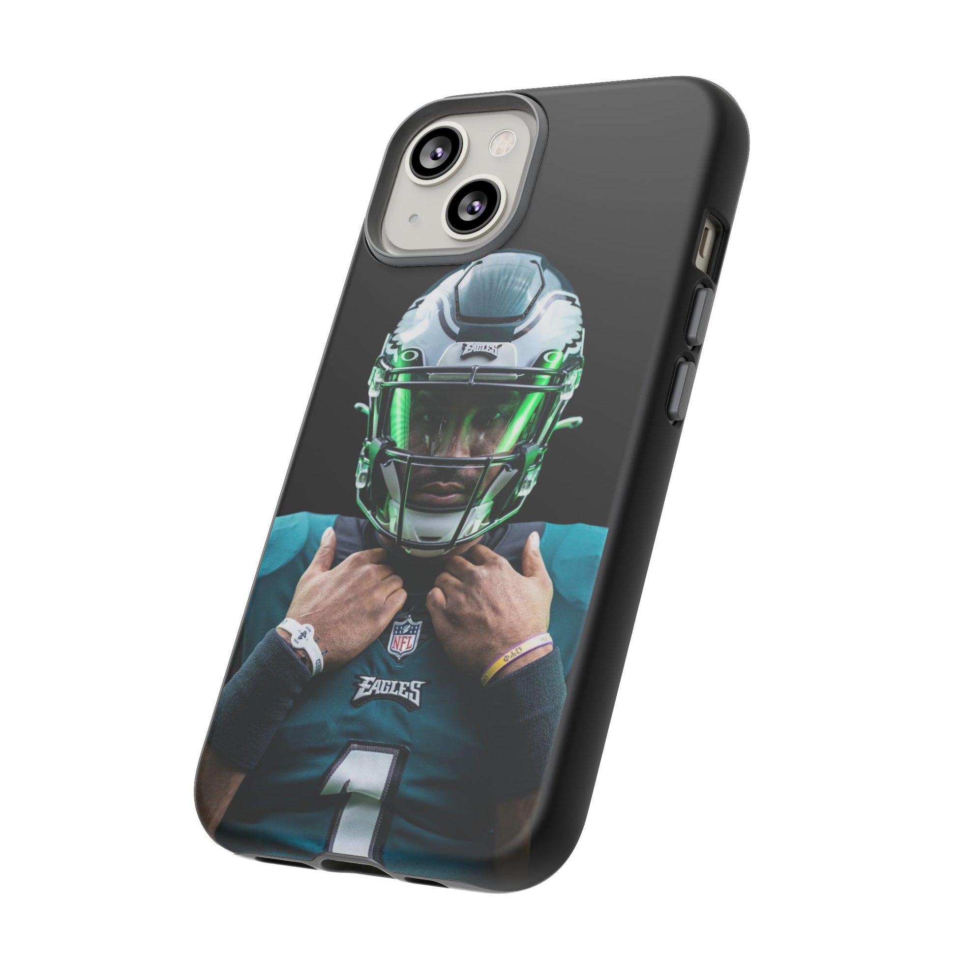 Eagles Football Jalen Hurts Tough Cases for iPhones, Samsung, and Pixel