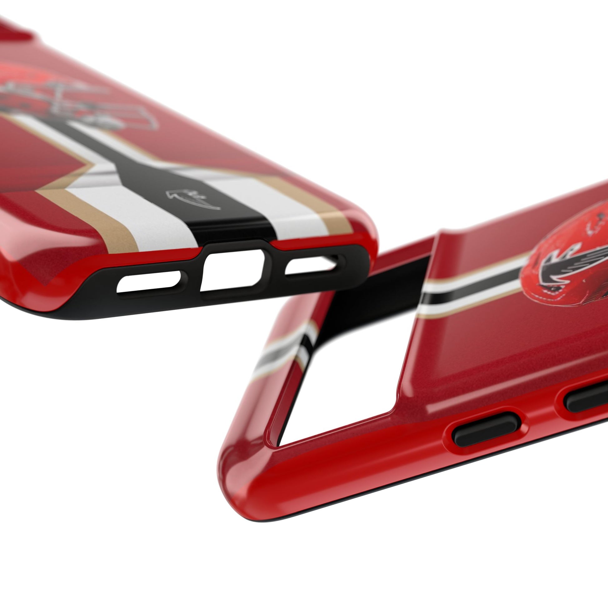 Atlanta Falcons Football Helmet Logo Tough Cases for iPhones, Samsung, and Pixel