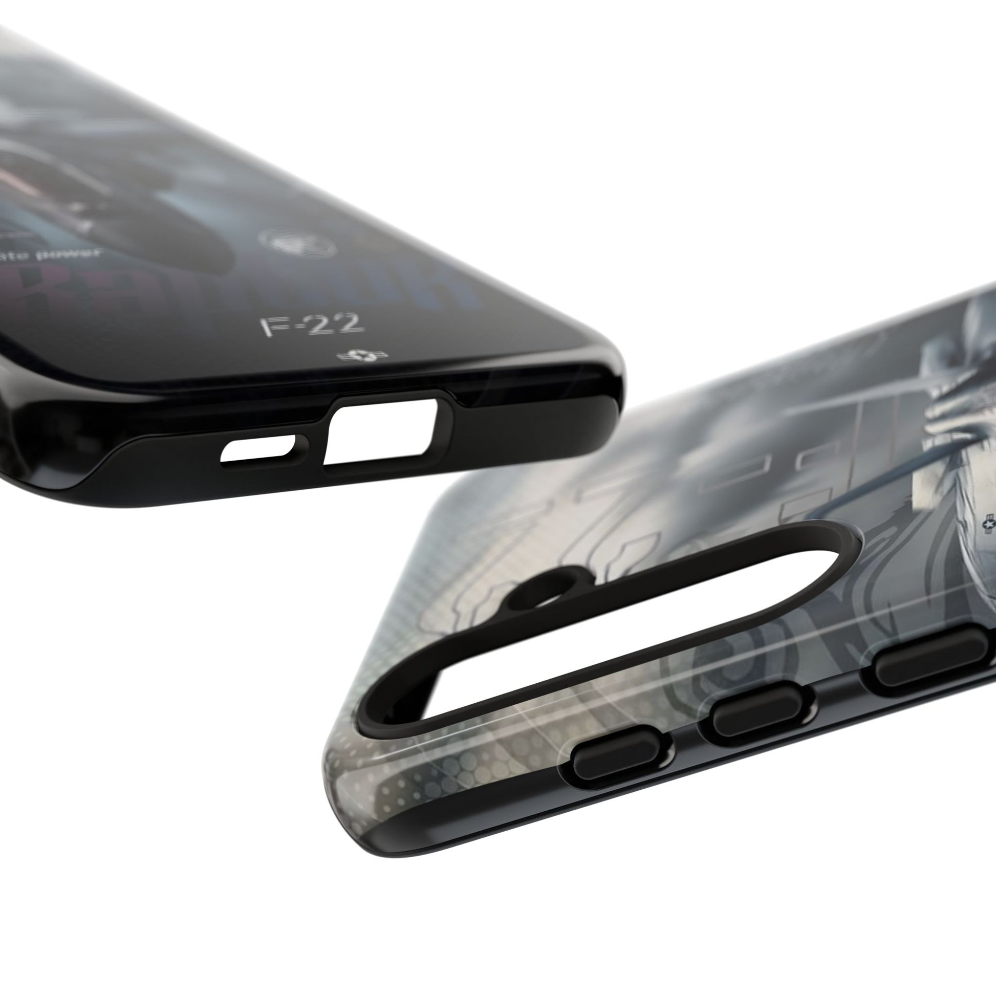F-22 Raptor Fighter Jet Tough Cases for iPhones, Samsung, and Pixel