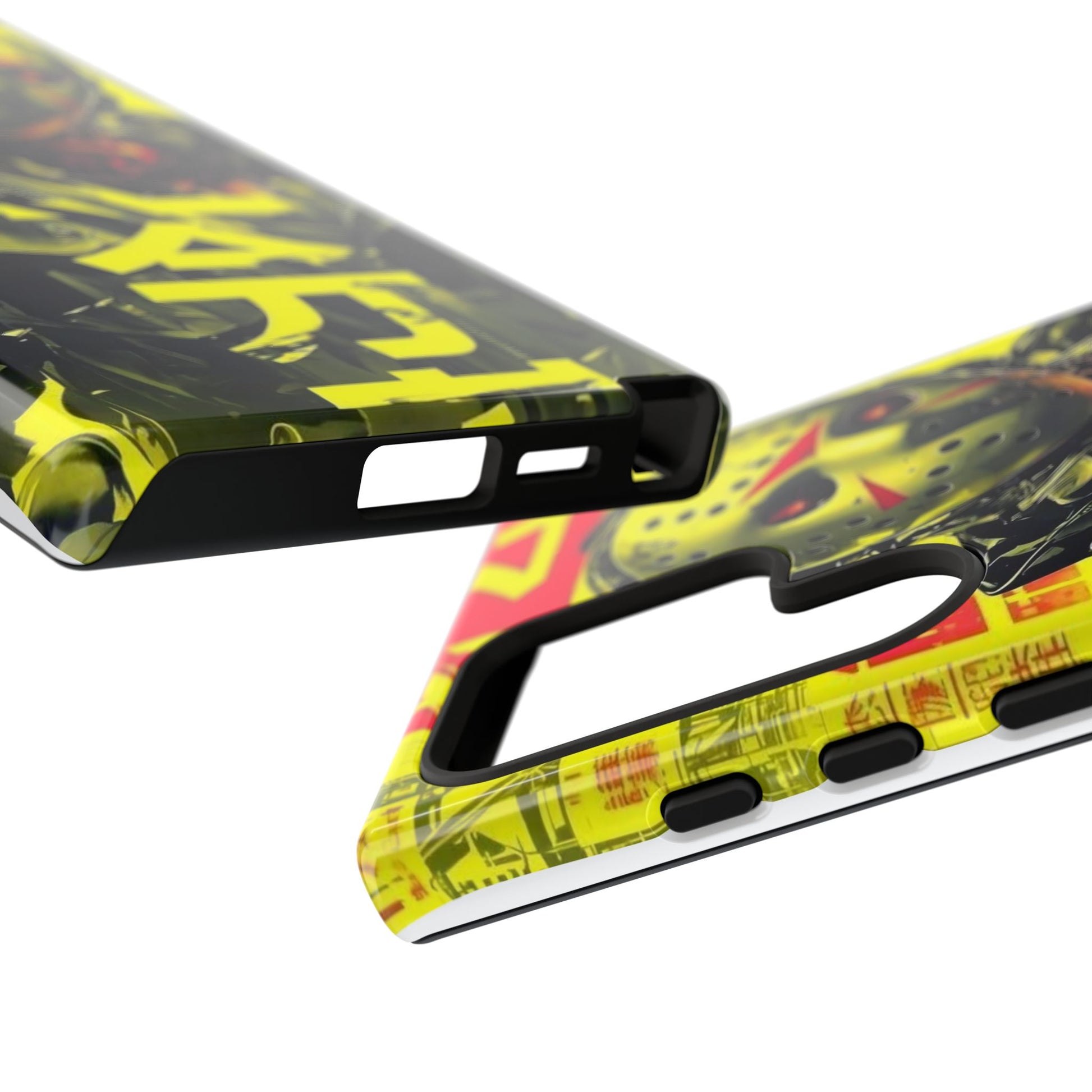 Cyberpunk X Jason Voorhees Tough Cases for iPhones, Samsung, and Pixel