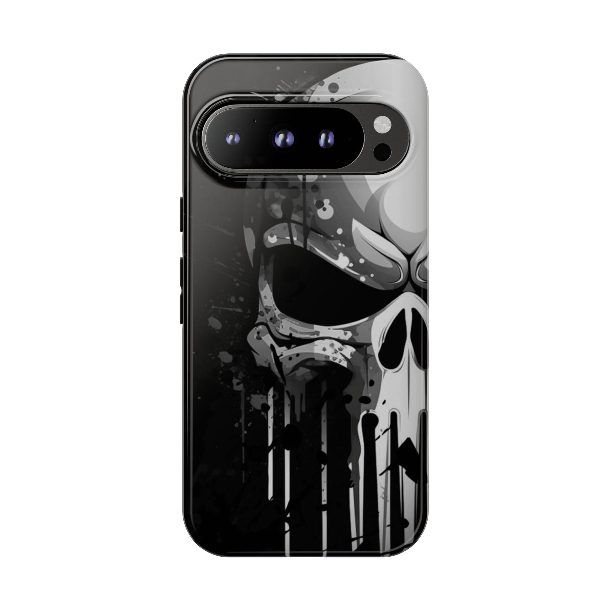 Punisher Skull Tough Cases for iPhones, Samsung, and Pixel