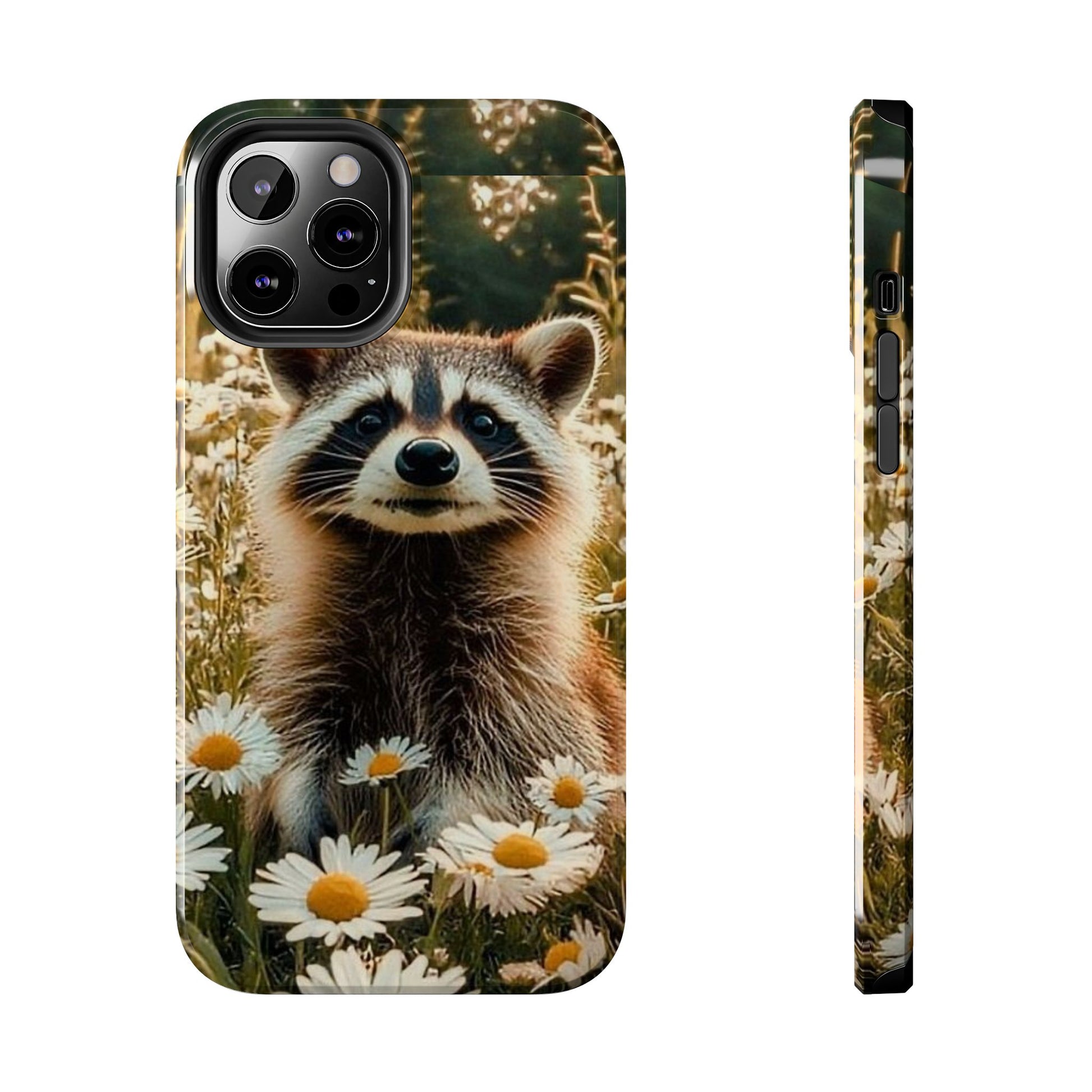 Cute Raccoon Theme Phone Cases for iPhones & Samsung Phones