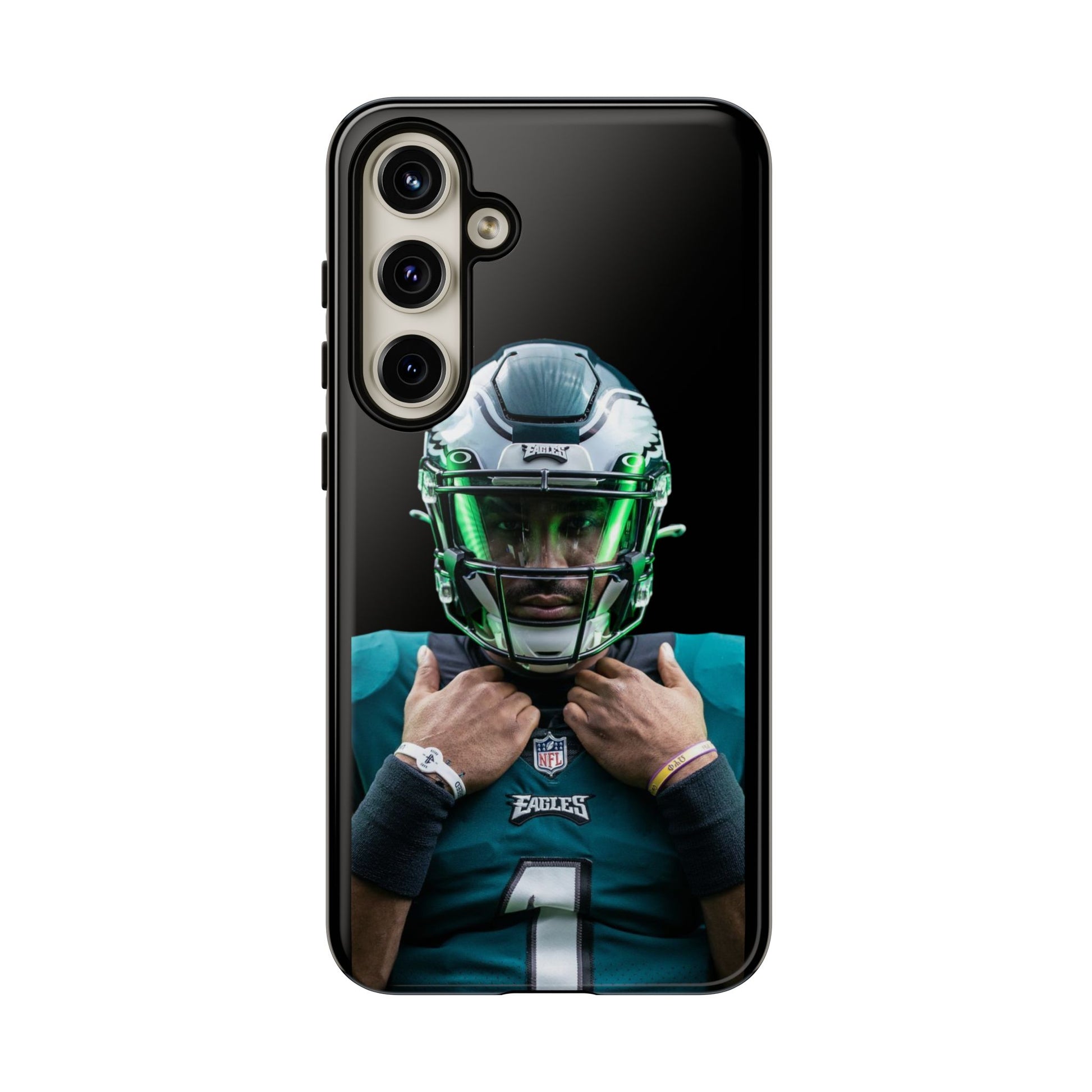 Eagles Football Jalen Hurts Tough Cases for iPhones, Samsung, and Pixel