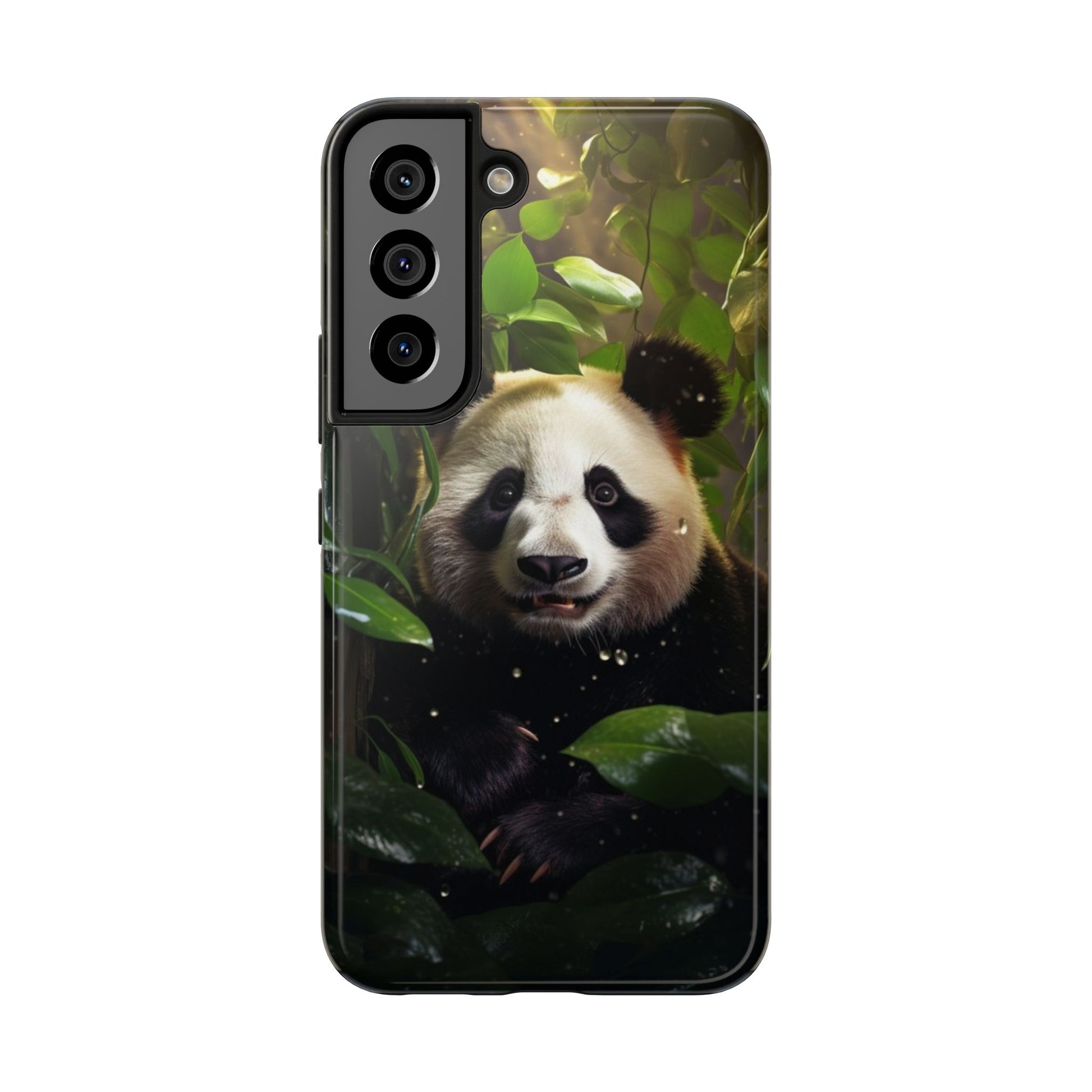 Smiling Panda Theme Phone Cases for iPhones & Samsung Phones