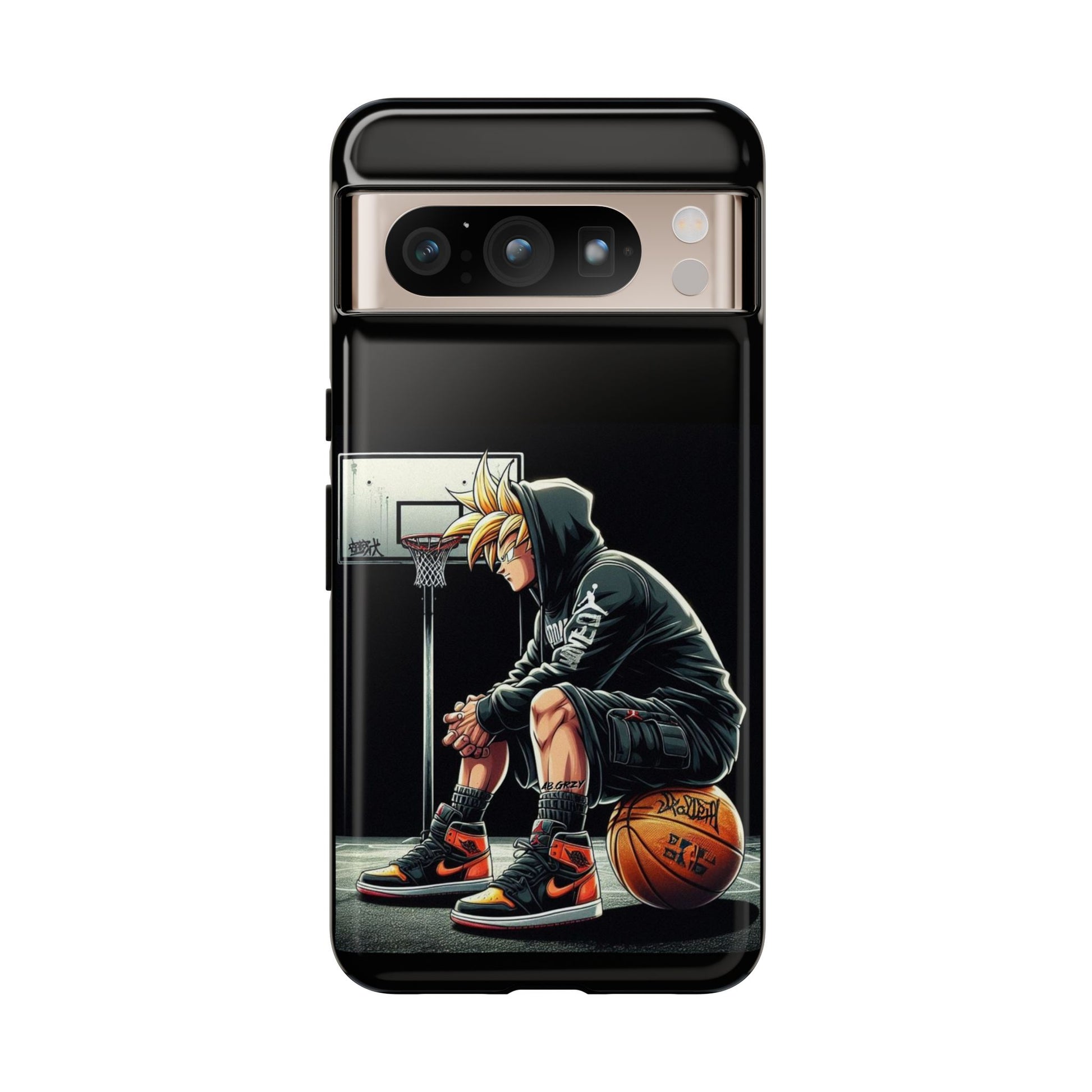 Son Goku Basketball Tough Cases for iPhones, Samsung, and Pixel