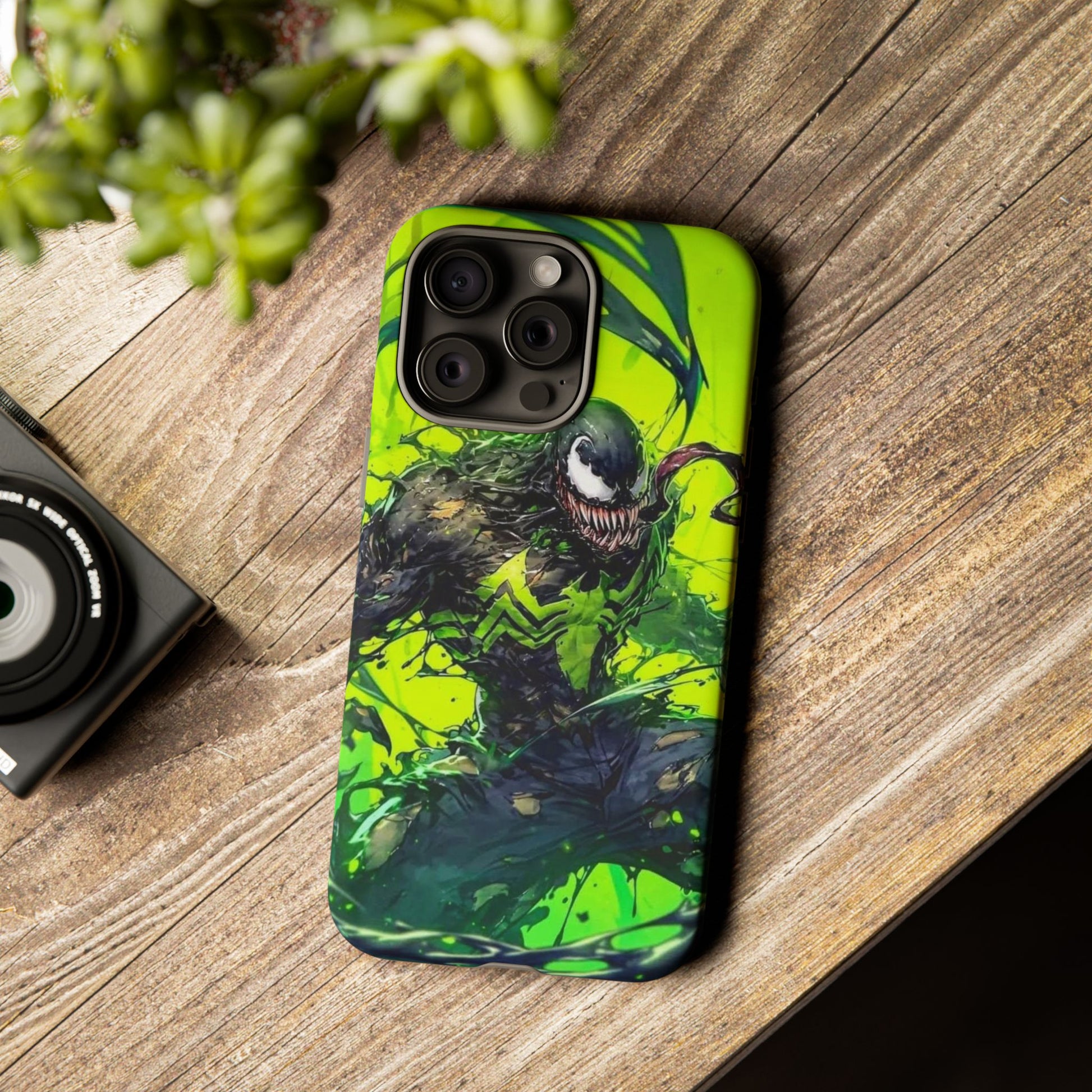 Evil Venom Phone Case, Tough Cases, Marvel Comics Phone for iPhones, Samsung, and Pixel