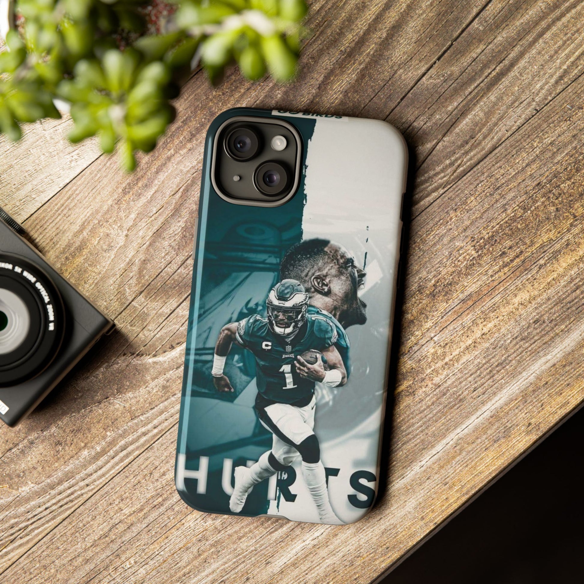 Jalen Hurts Eagles Football Tough Cases for iPhones, Samsung, and Pixel