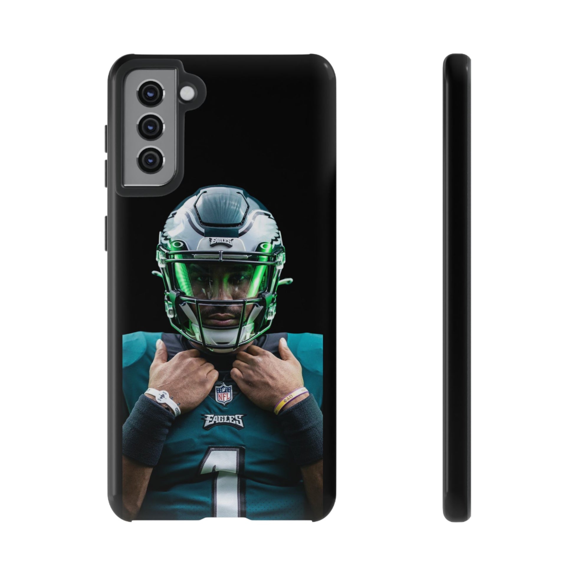Eagles Football Jalen Hurts Tough Cases for iPhones, Samsung, and Pixel