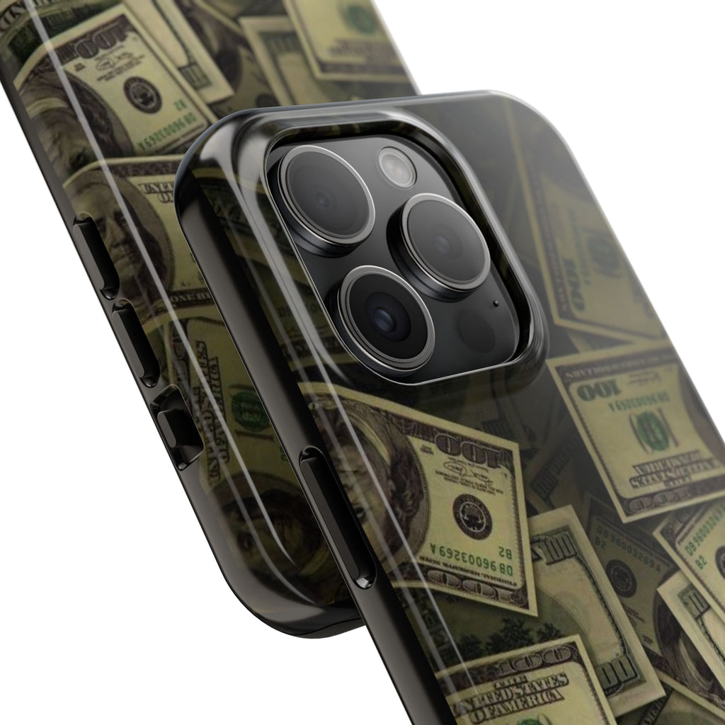 Money Pattern Print Theme Phone Case for iPhone & Samsung Galaxy Phones