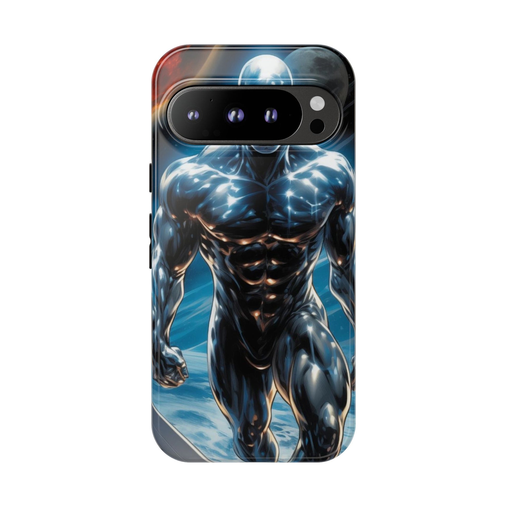 The Silver Surfer Comic Art Phone Case, Tough Cases for iPhones, Samsung, and Pixel
