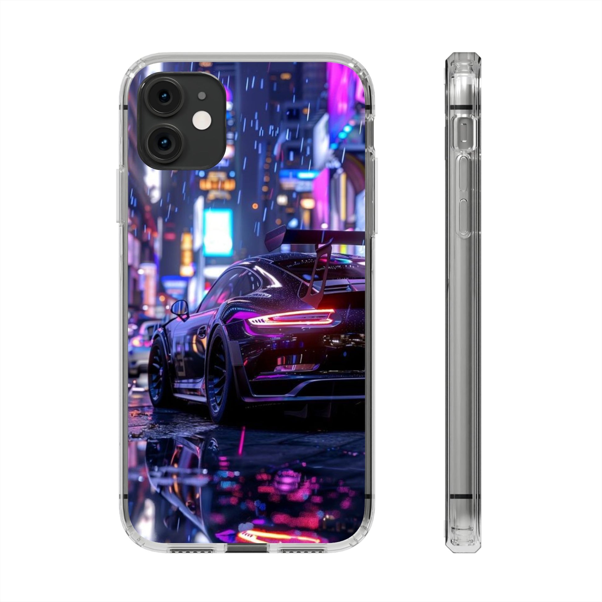 Beautiful Porsche in City Art Iphone, Samsung case