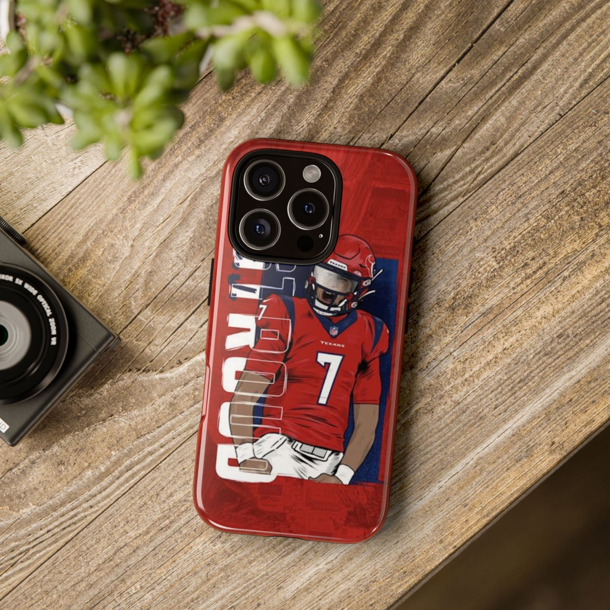Houston Texans Football CJ Stroud Tough Cases for iPhones, Samsung, and Pixel