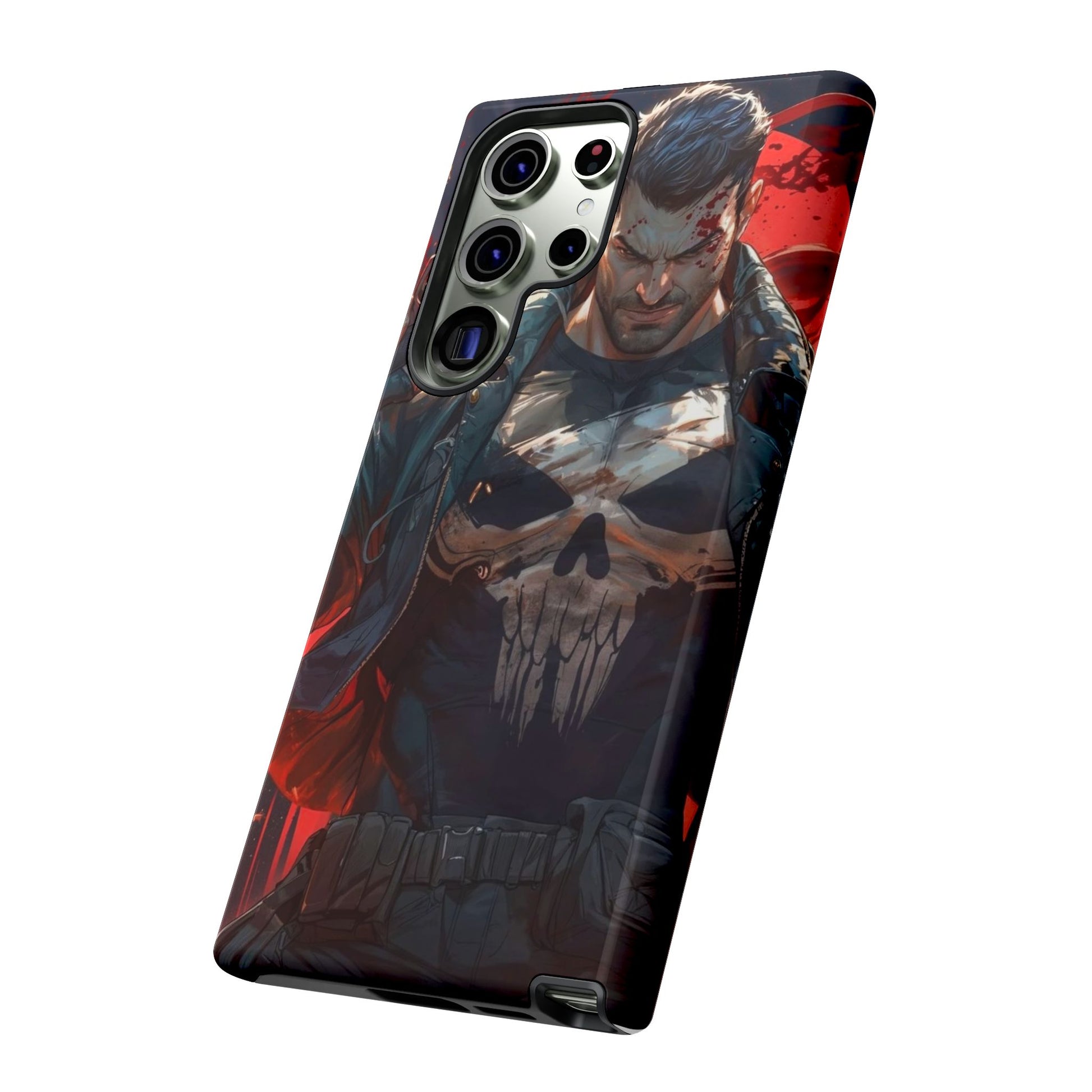Punisher Tough Cases for iPhones, Samsung, and Pixel
