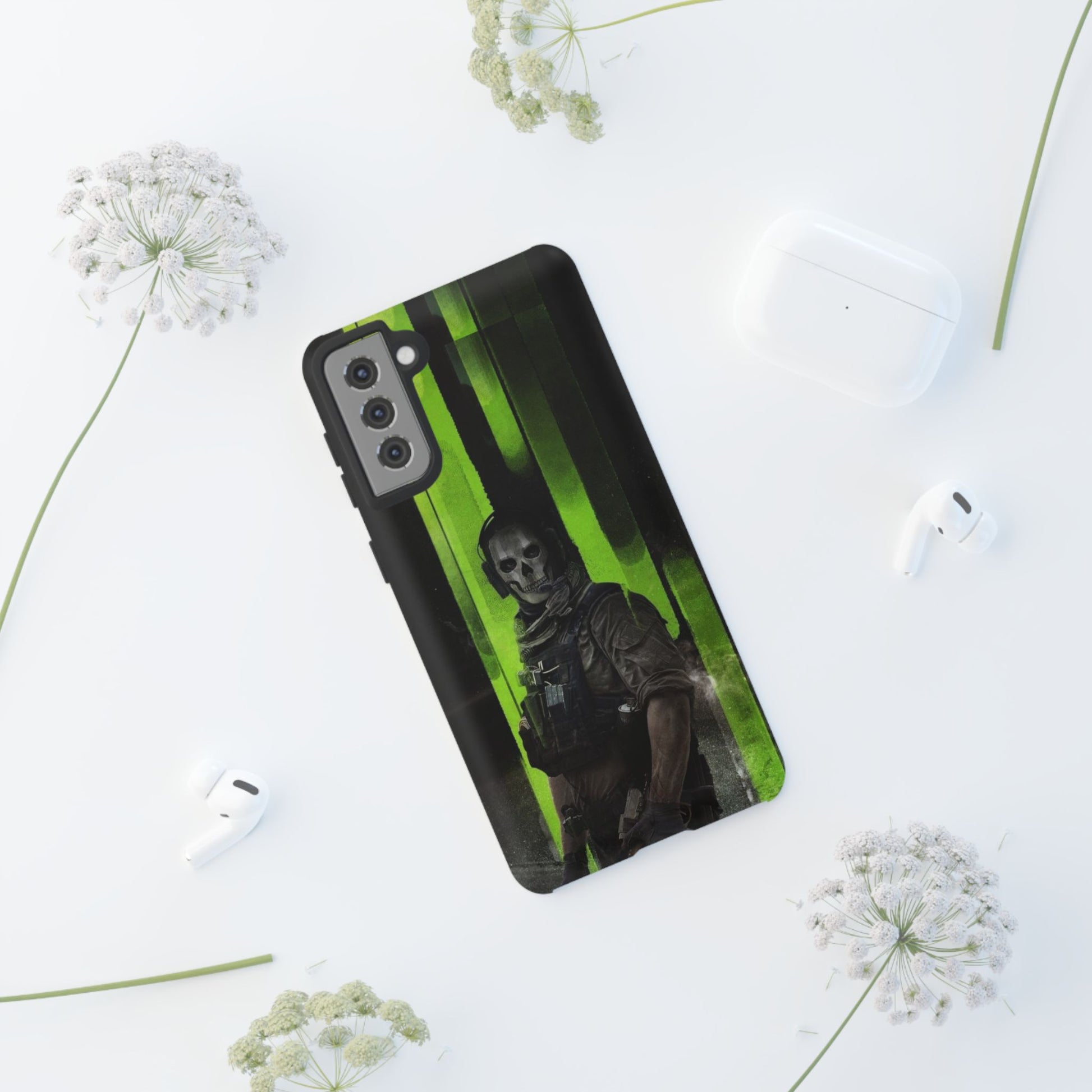 Call of Duty Ghost Tough Cases for iPhones, Samsung, and Pixel