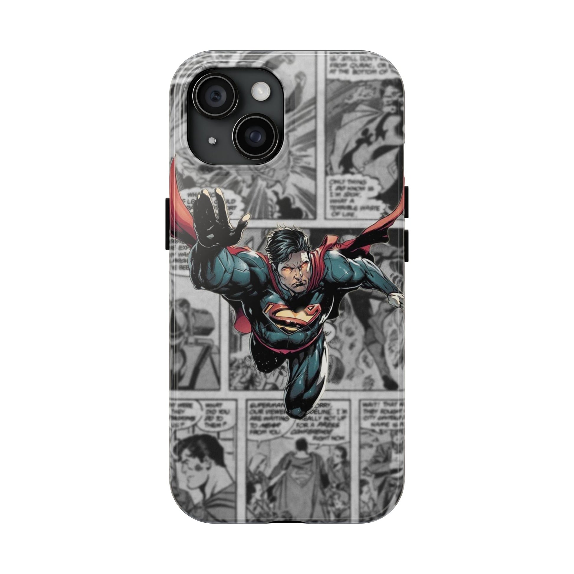 Superman Comic Book Page Theme Phone Cases for Iphones & Samsung Phones