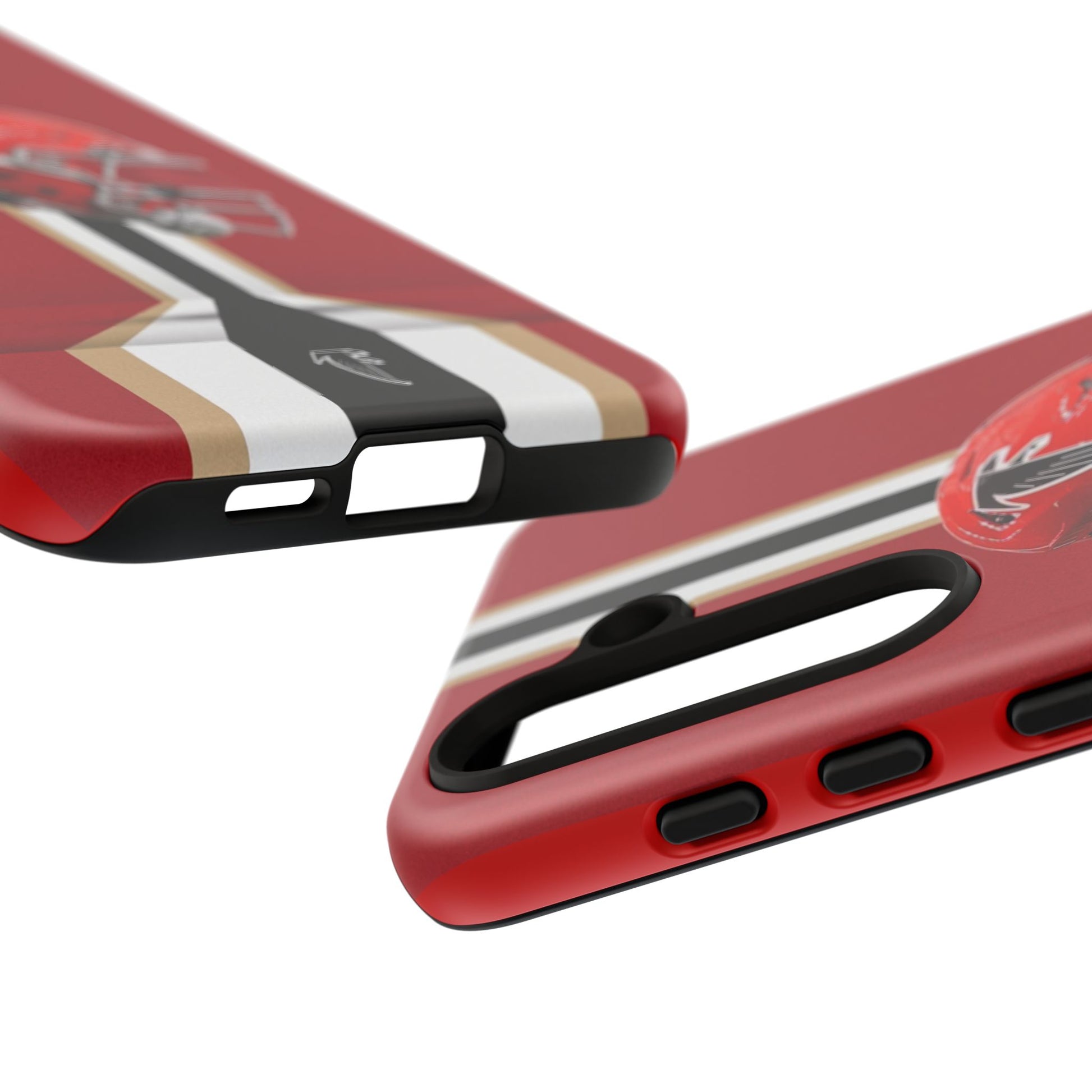 Atlanta Falcons Football Helmet Logo Tough Cases for iPhones, Samsung, and Pixel
