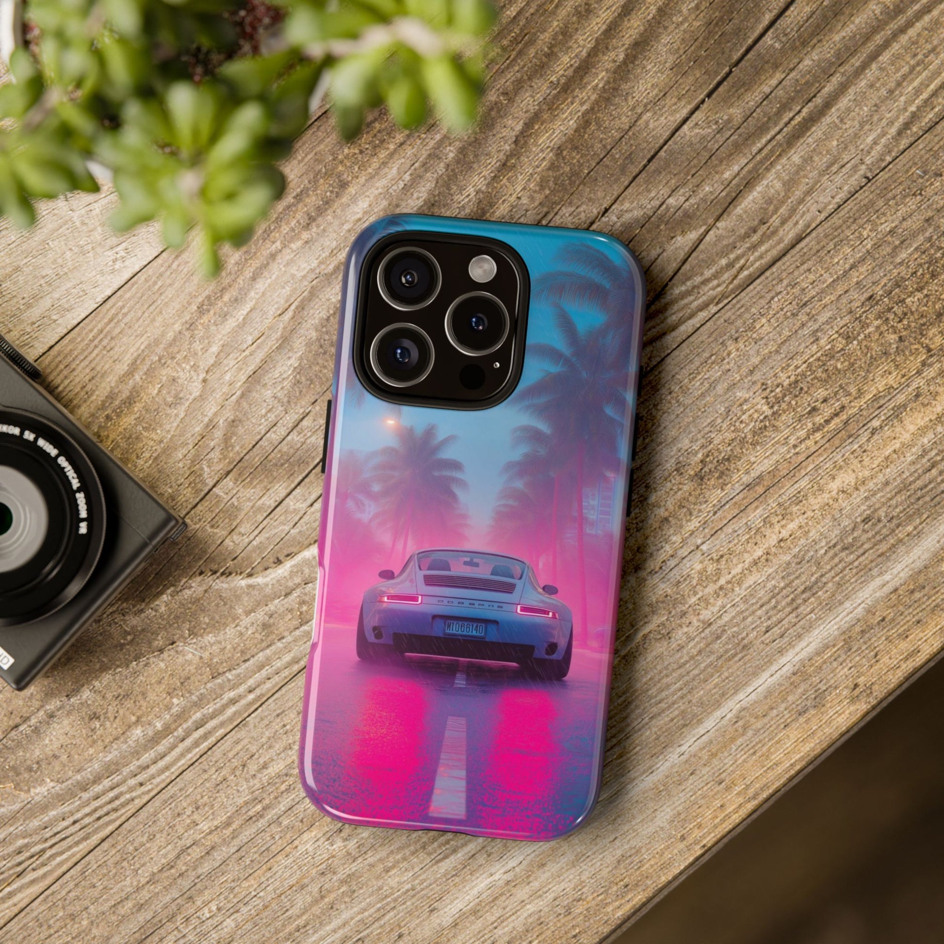 Miami Vice Porsche Phone Case for iPhone, Samsung Galaxy, & Pixel Phones