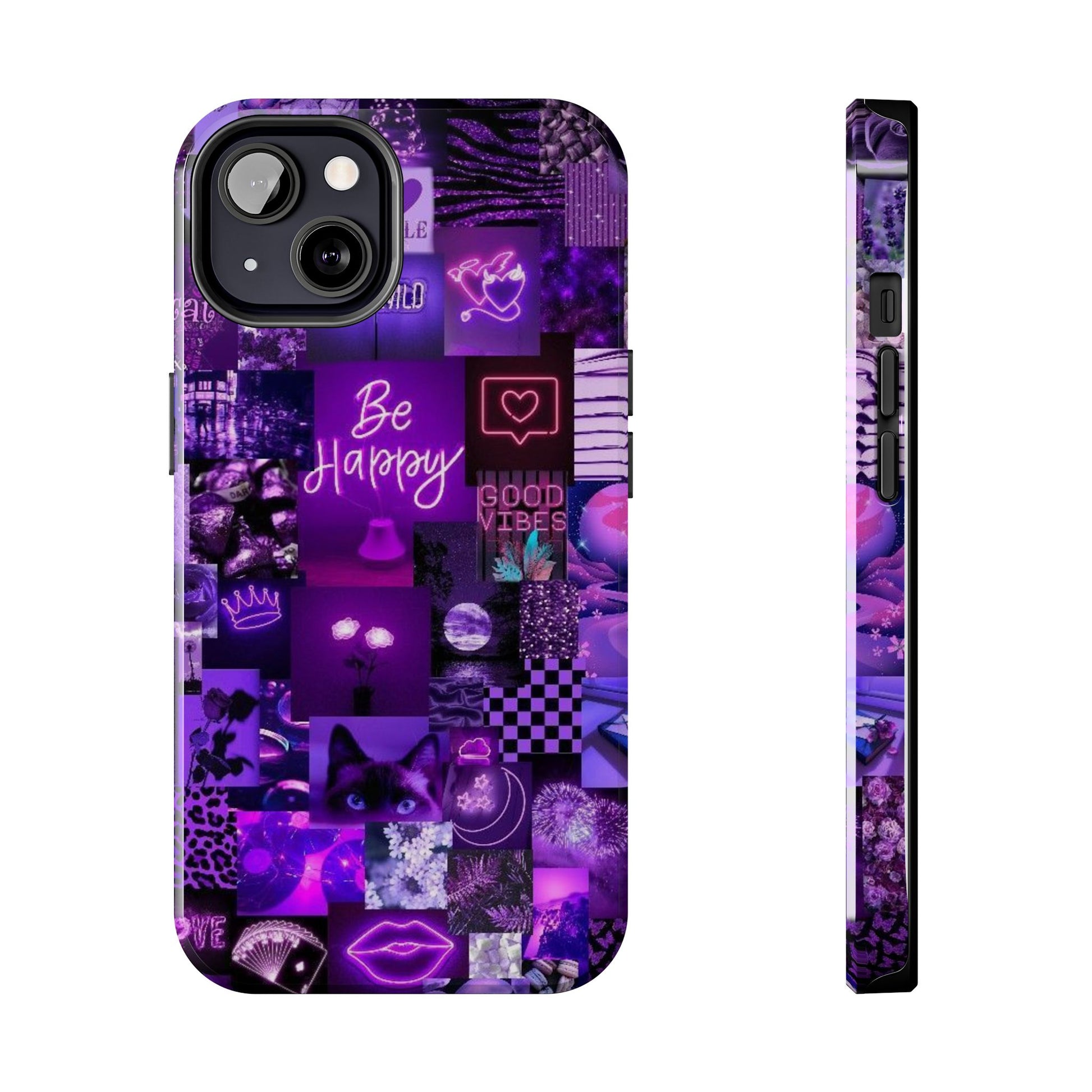 Be Happy Themed Tough Phone Cases for Iphones & Samsung Phones