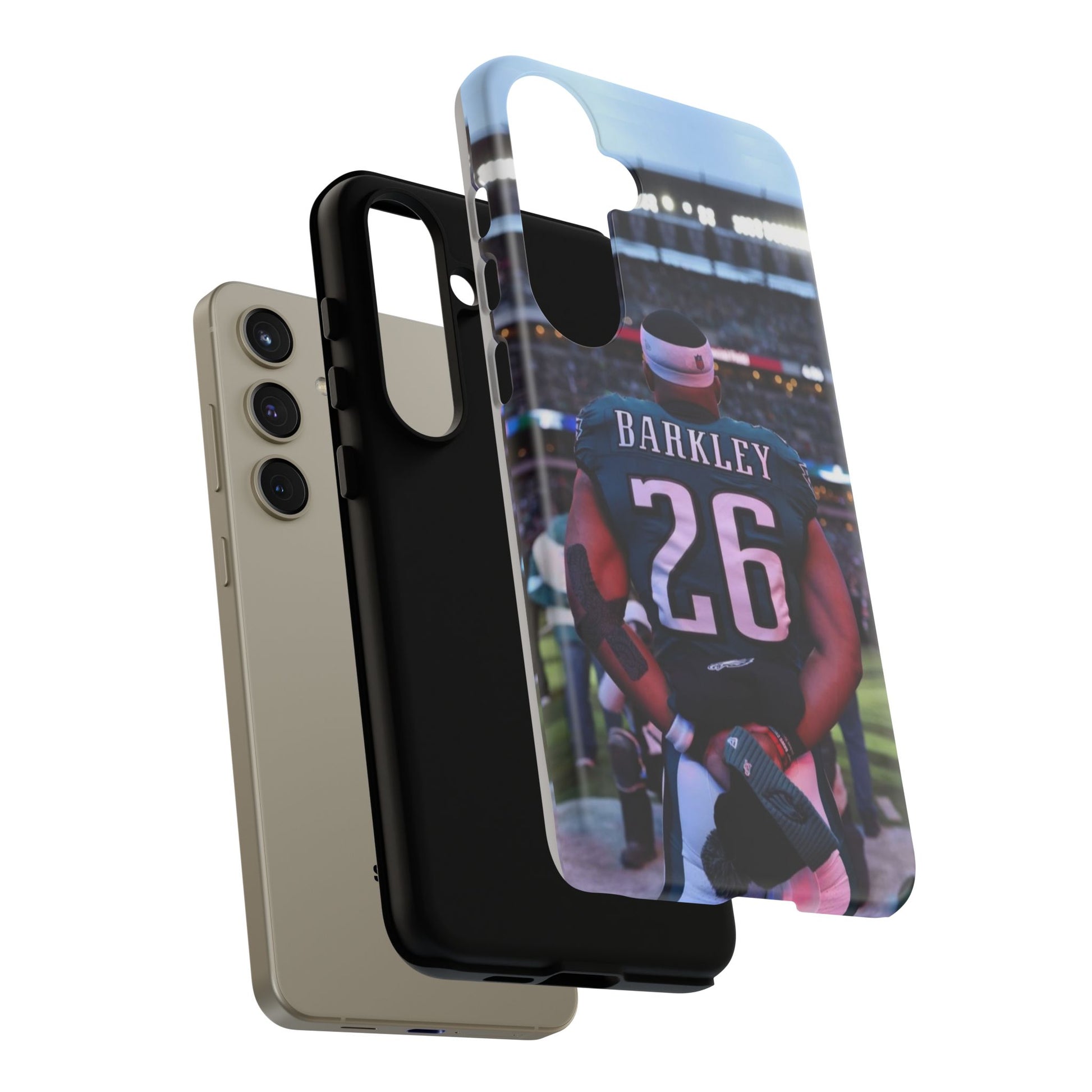 Eagles Football Saquon Barkley Tough Cases for iPhones, Samsung, and Pixel