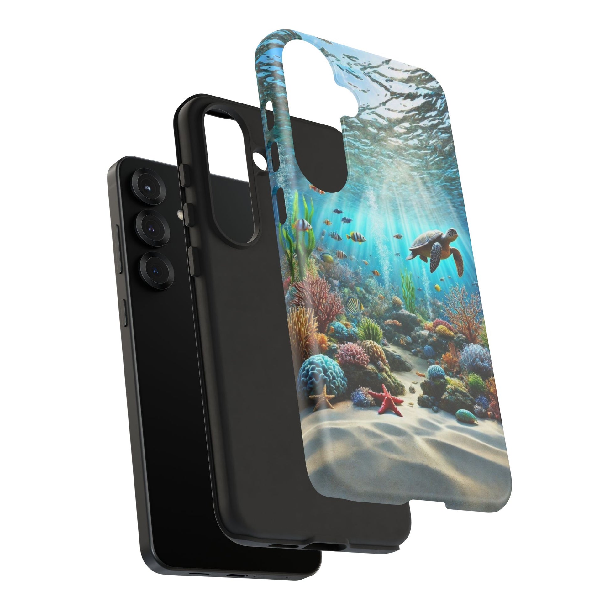 Under Sea Landscape Tough Cases for iPhones, Samsung, and Pixel