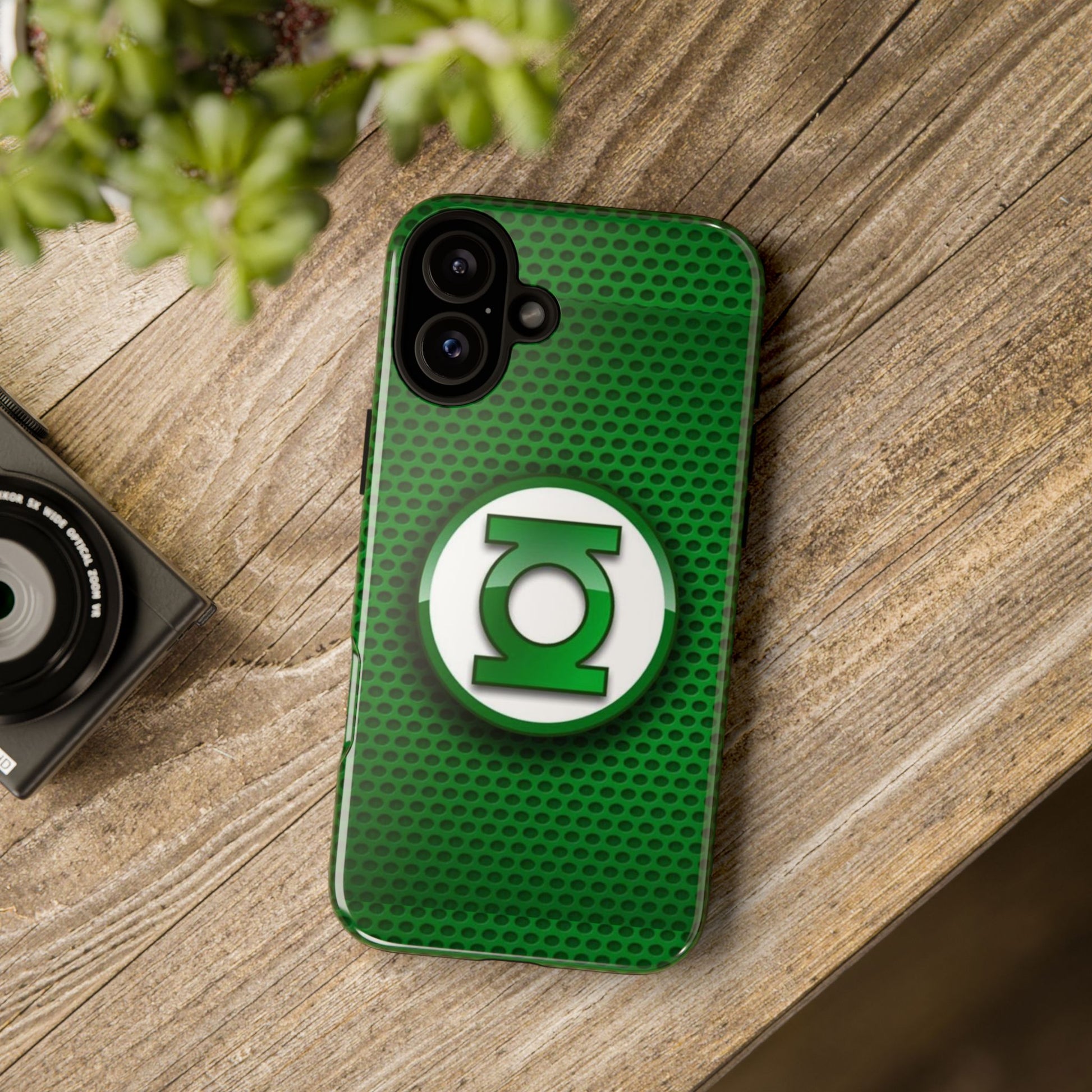 Green Lantern Logo Phone Case, Tough Cases, DC Case for iPhones, Samsung, and Pixel