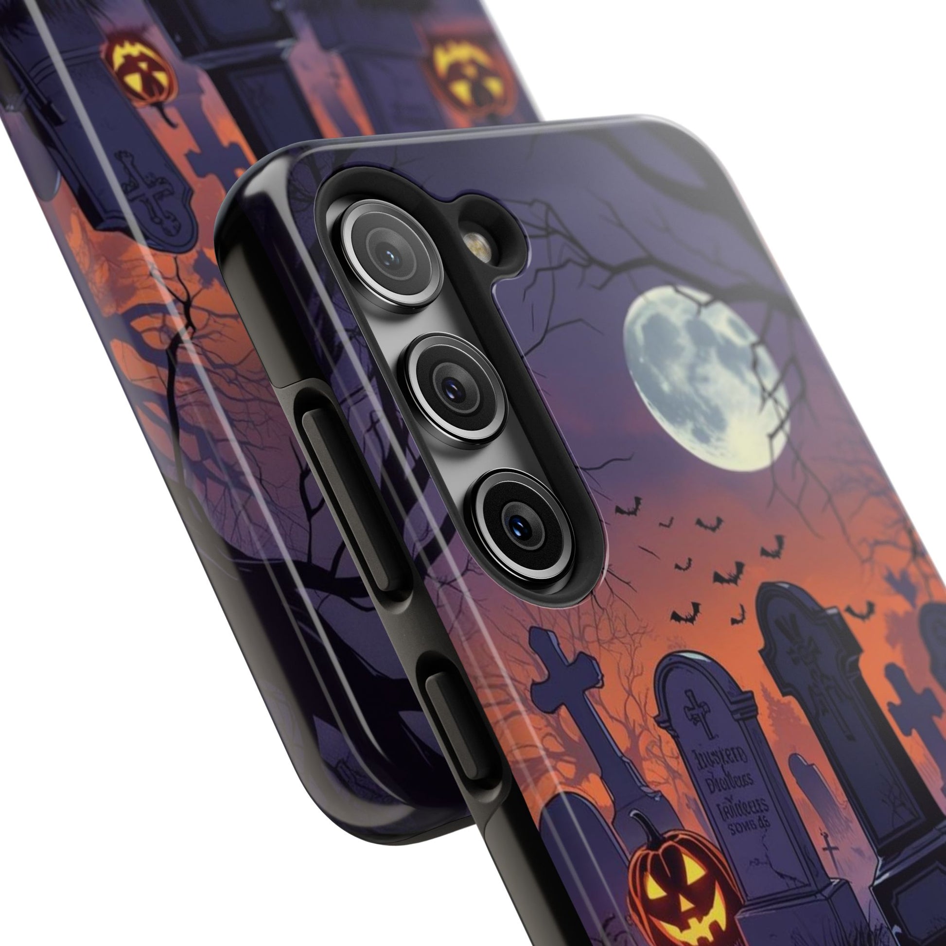 Graveyard Halloween Theme Phone Cases for iPhones & Samsung Phones