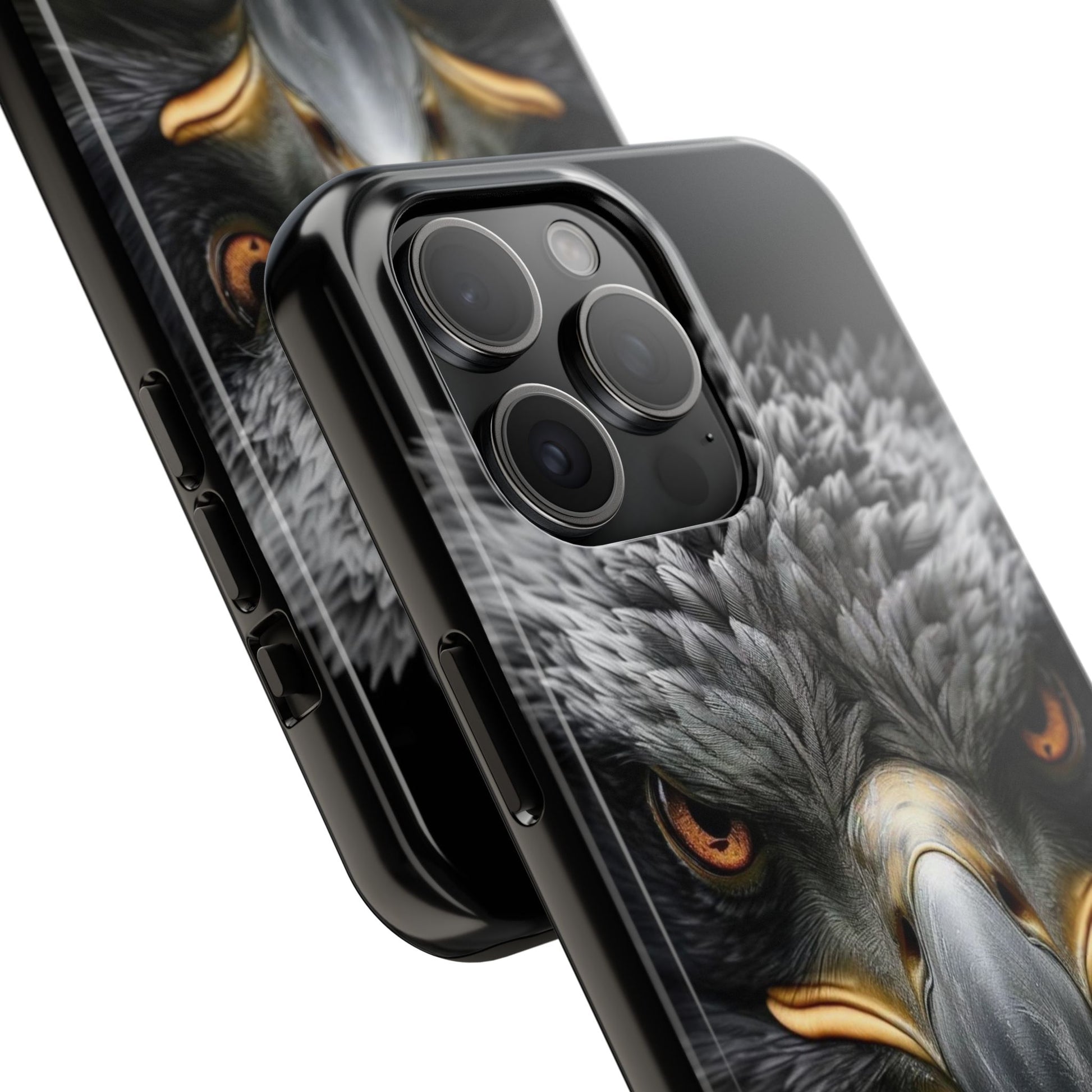 Mean Eagle Stare Theme Phone Cases for iPhones & Samsung Phones