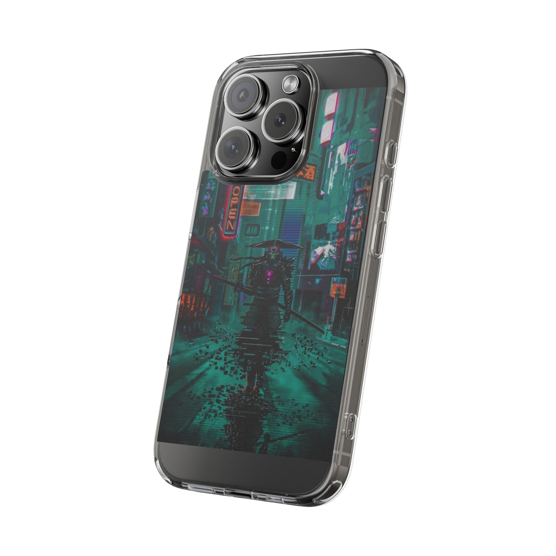 Samauri CyberPunk Game Inspired Phone Cover,