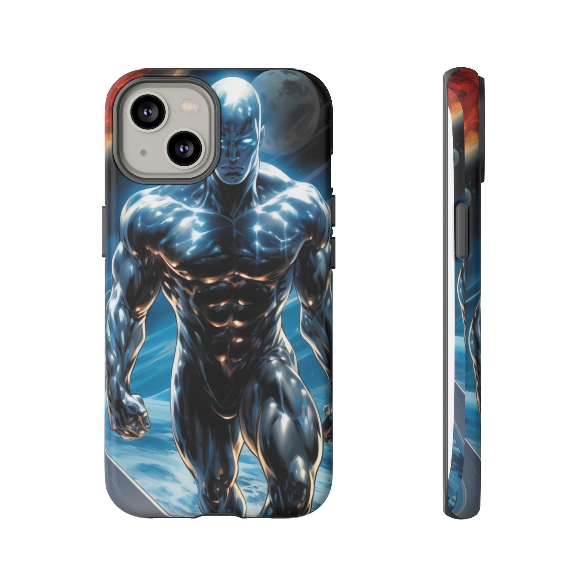 The Silver Surfer Comic Art Phone Case, Tough Cases for iPhones, Samsung, and Pixel