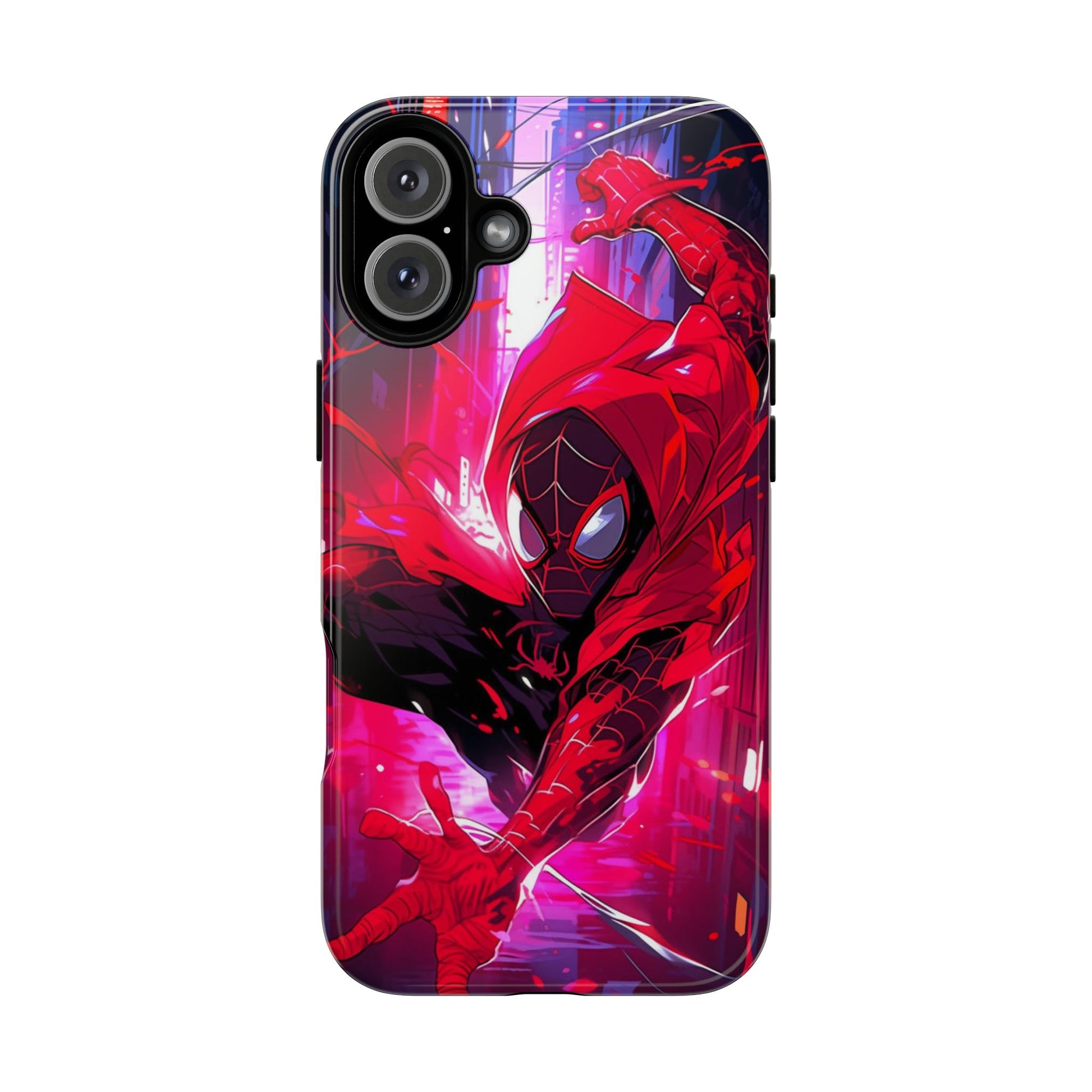 Miles Morales Spiderman Phone Case, Tough Cases for iPhones, Samsung, and Pixel