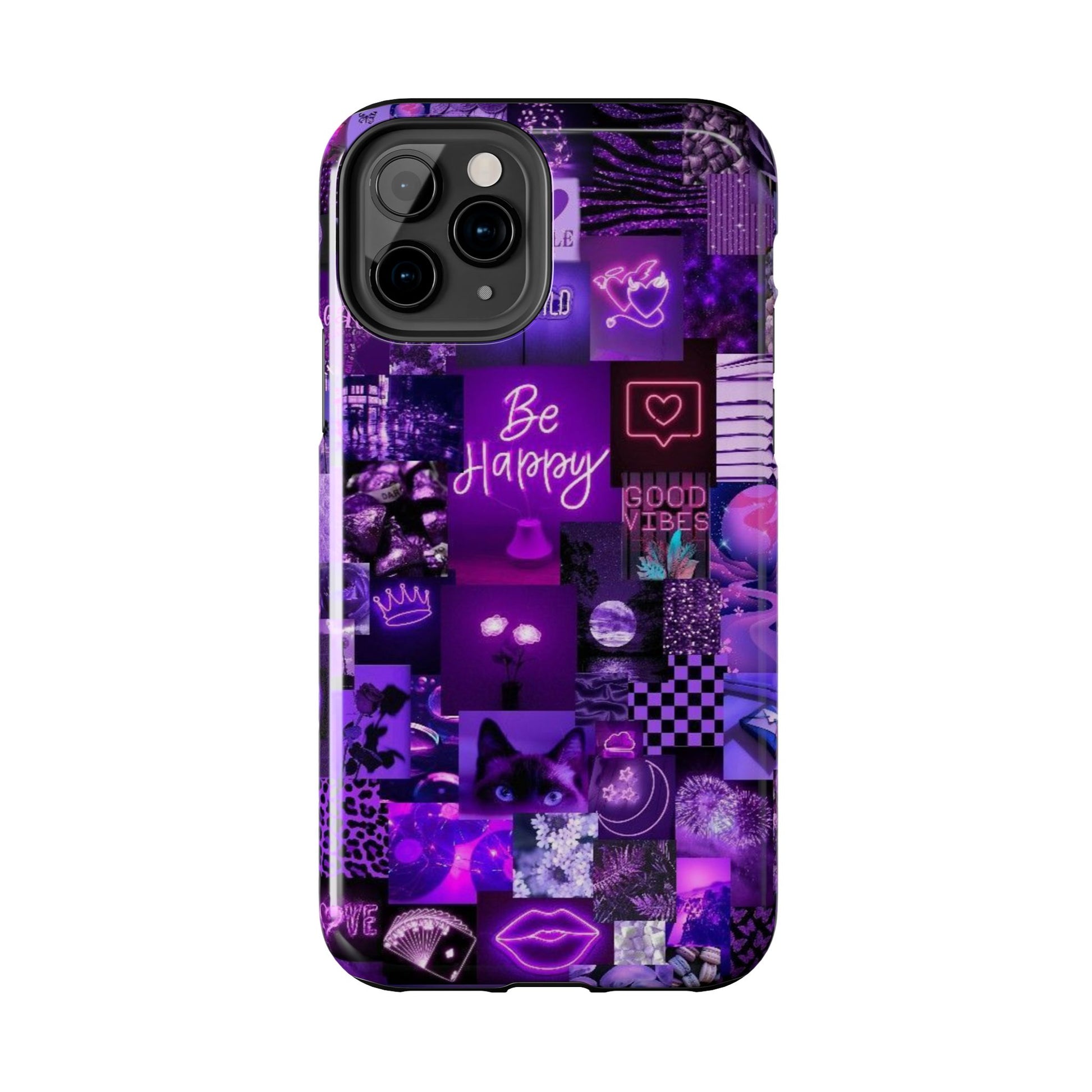 Be Happy Themed Tough Phone Cases for Iphones & Samsung Phones
