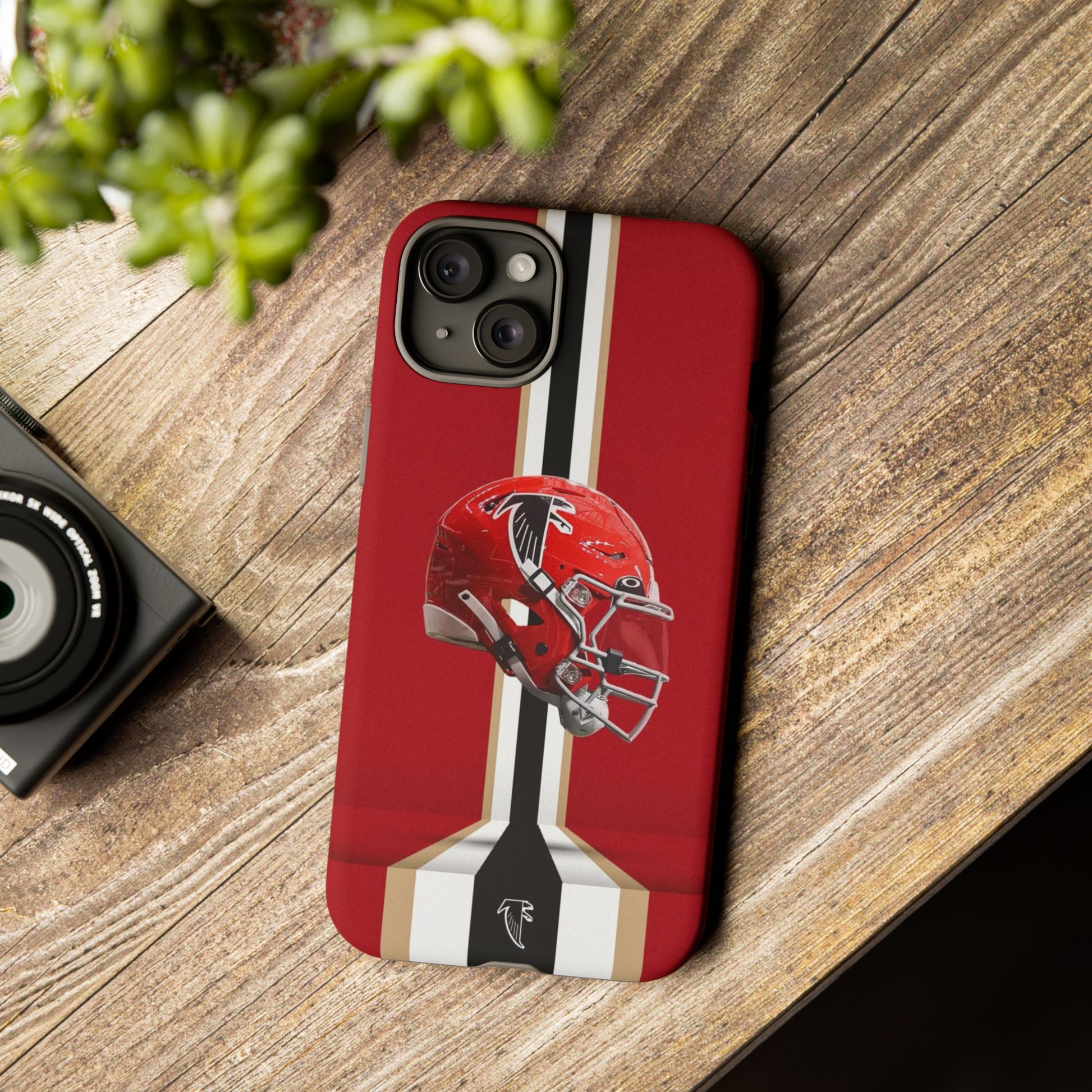 Atlanta Falcons Football Helmet Logo Tough Cases for iPhones, Samsung, and Pixel