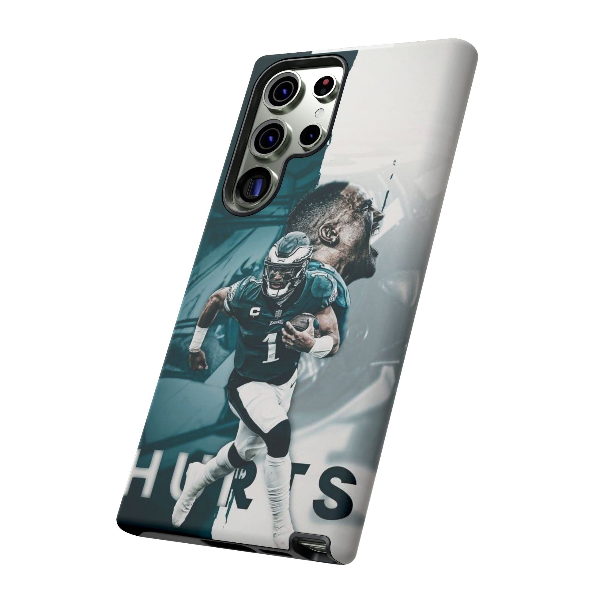 Jalen Hurts Eagles Football Tough Cases for iPhones, Samsung, and Pixel