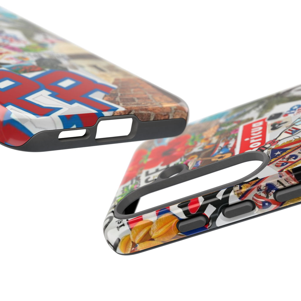 Puerto Rico Boricua Art Tough Cases for iPhones, Samsung, and Pixel