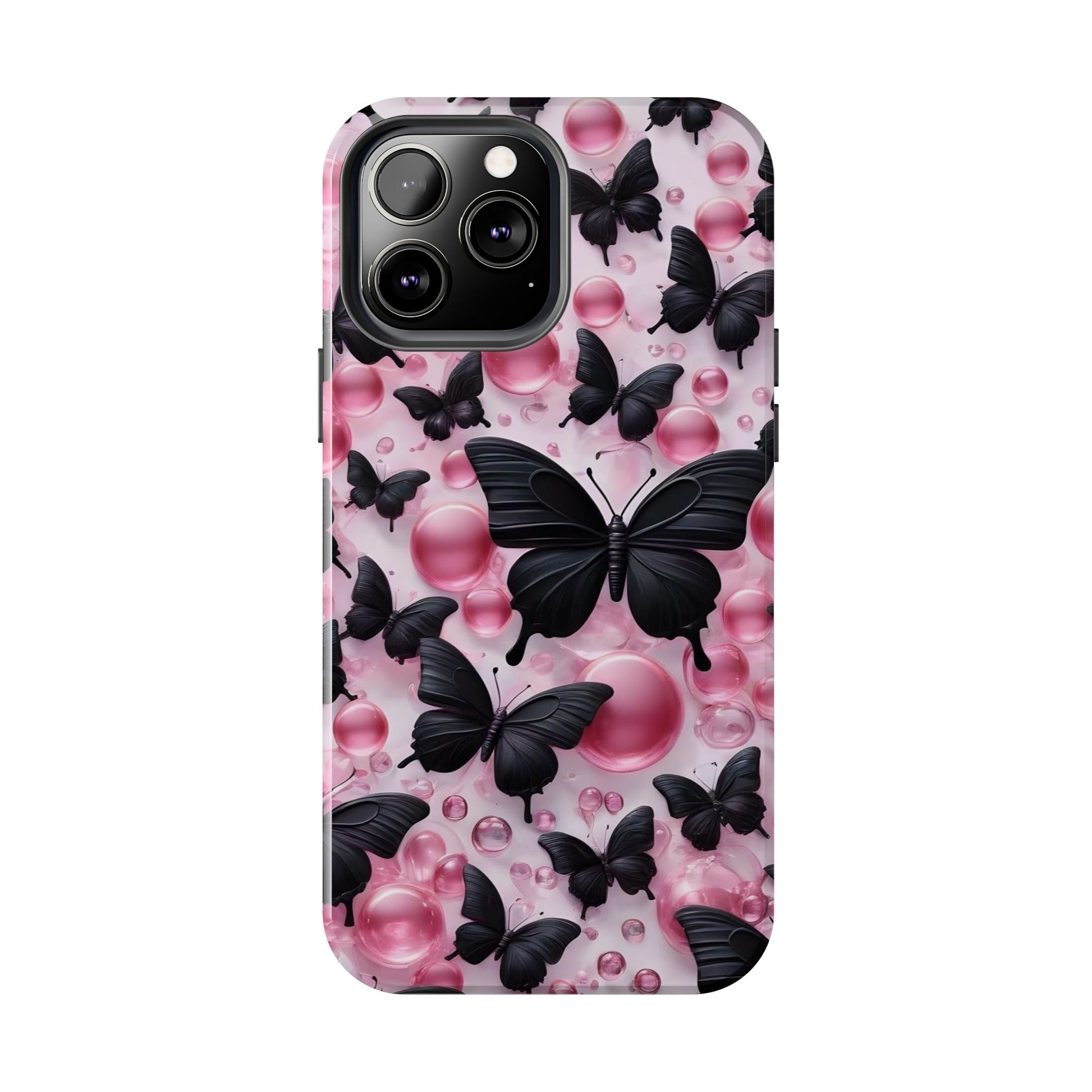 Pearls and Butterflies Theme Phone Cases for iPhones & Samsung Phones