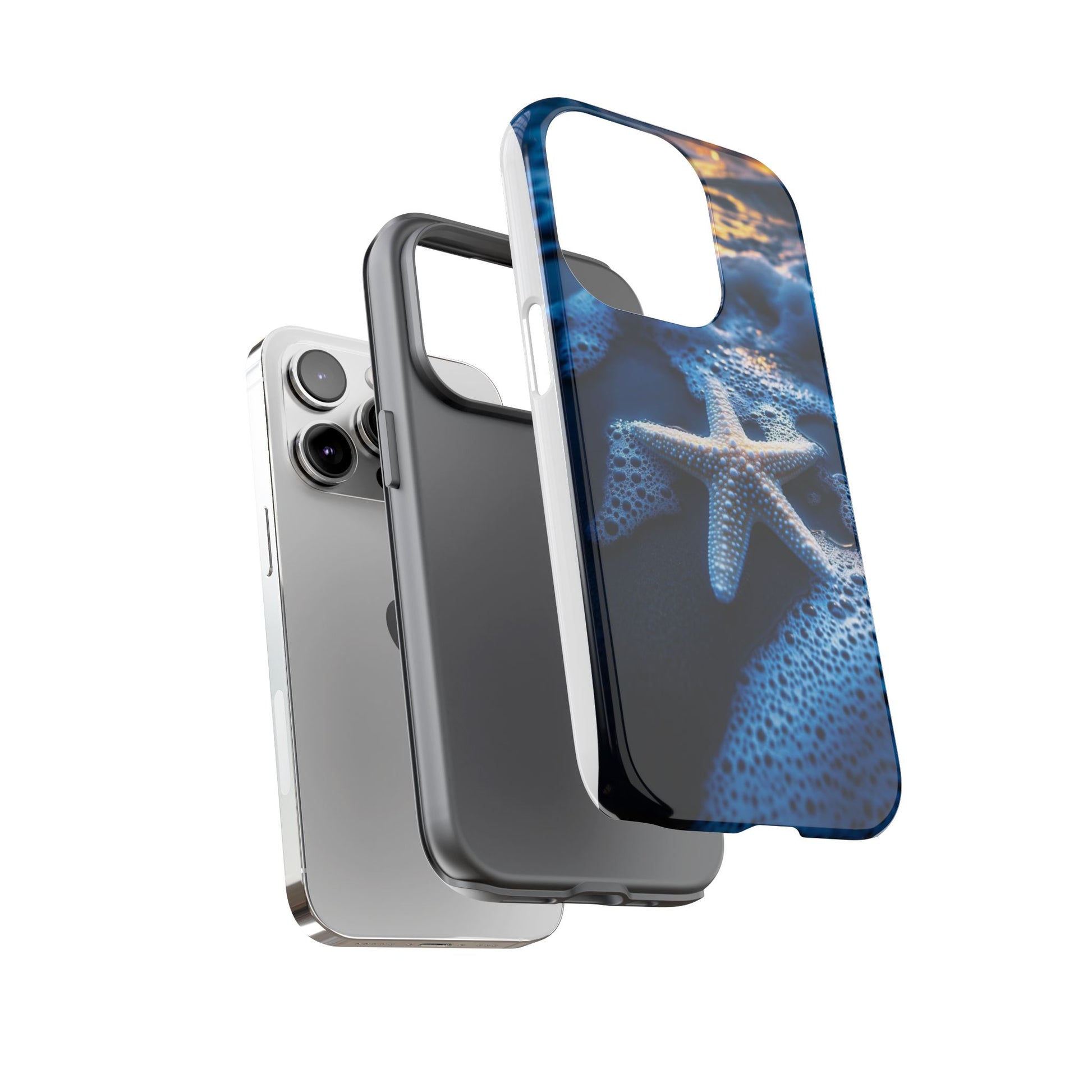 Starfish Beach Tough Cases for iPhones, Samsung, and Pixel