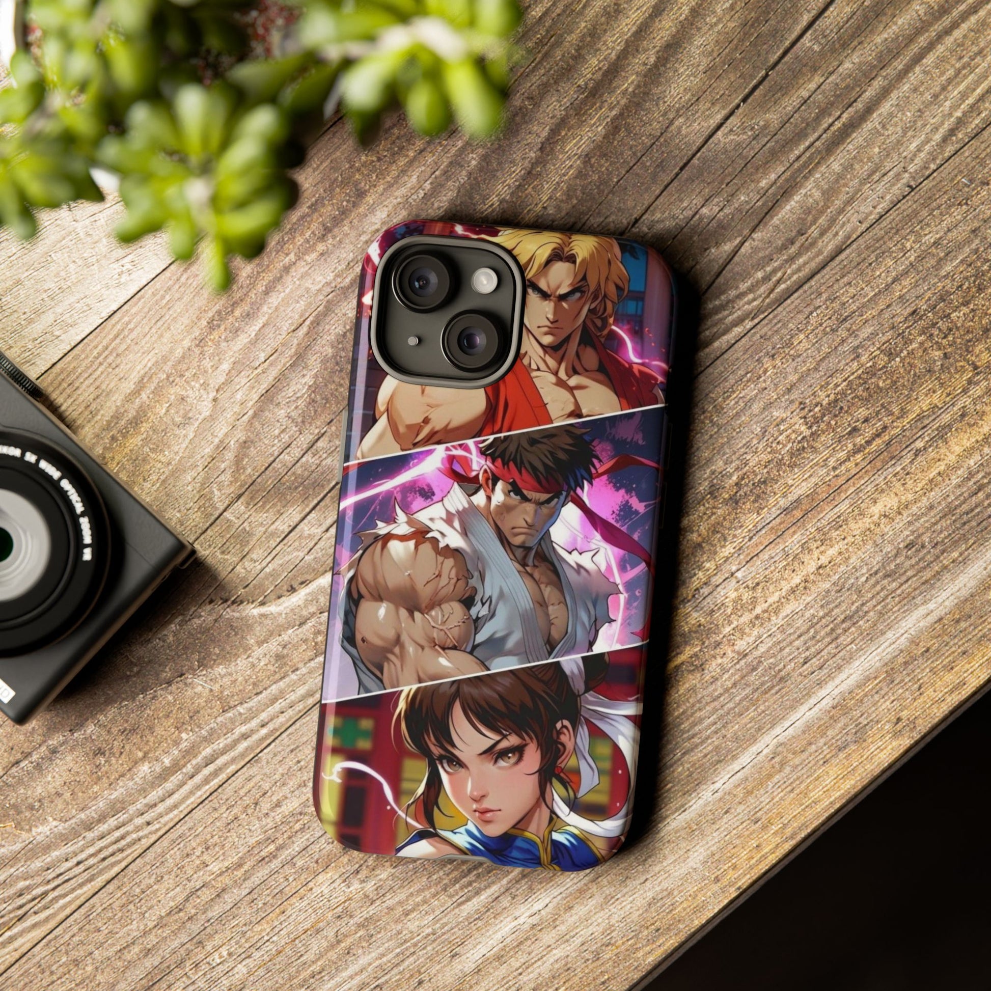 Street Fighter Gamer Theme Tough Cases for iPhones, Samsung, and Pixel