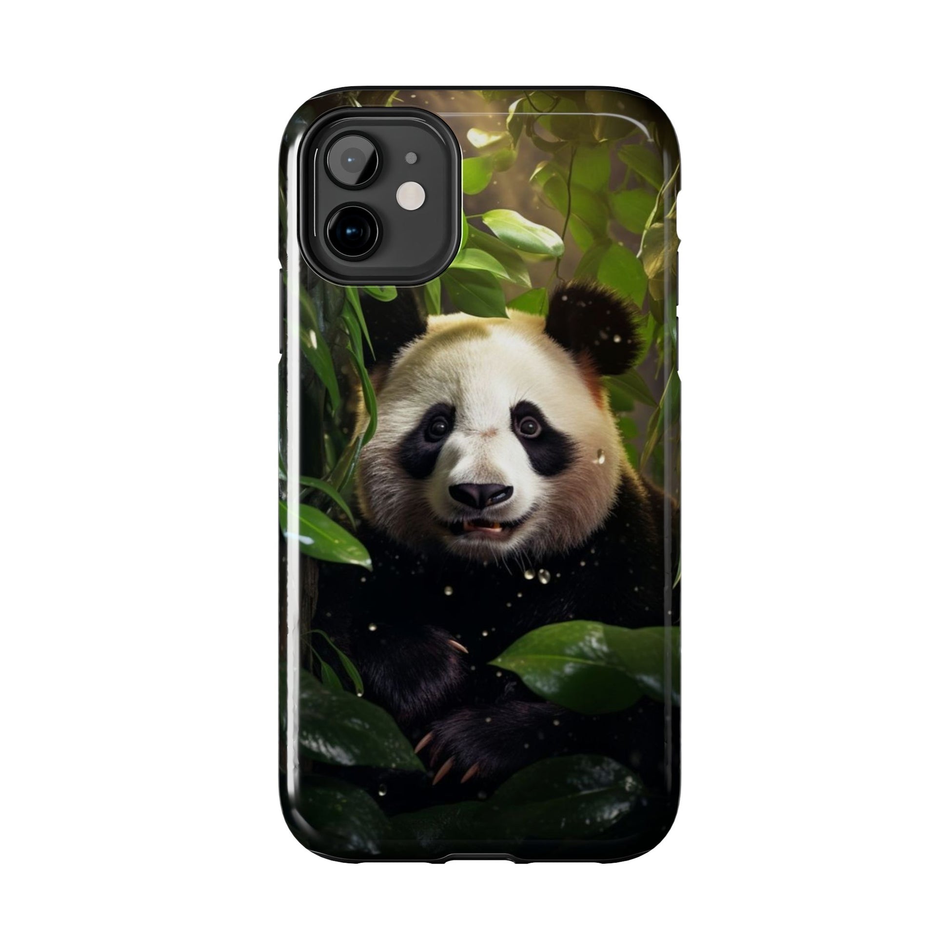 Smiling Panda Theme Phone Cases for iPhones & Samsung Phones